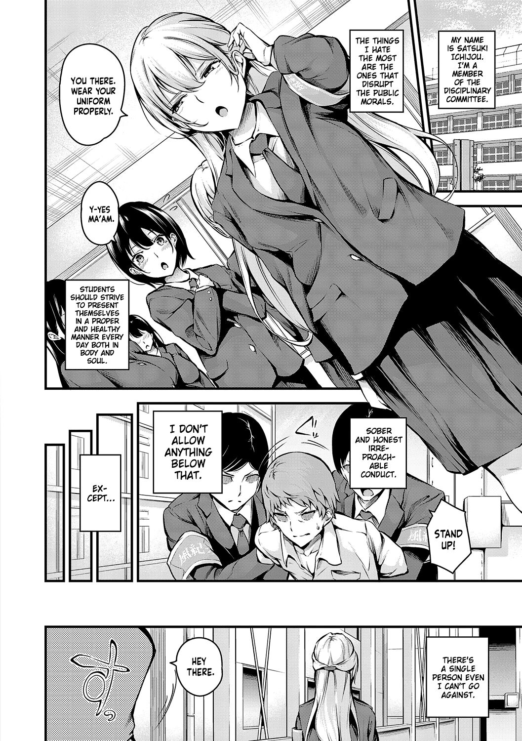 [Nasipasuta]Fuuki Iin Ichijou no Haiboku | The defeat of Ichijou from the disciplinary committee(Mesutoiro) [English] [Kinsei Translations] [Digital] Page 2