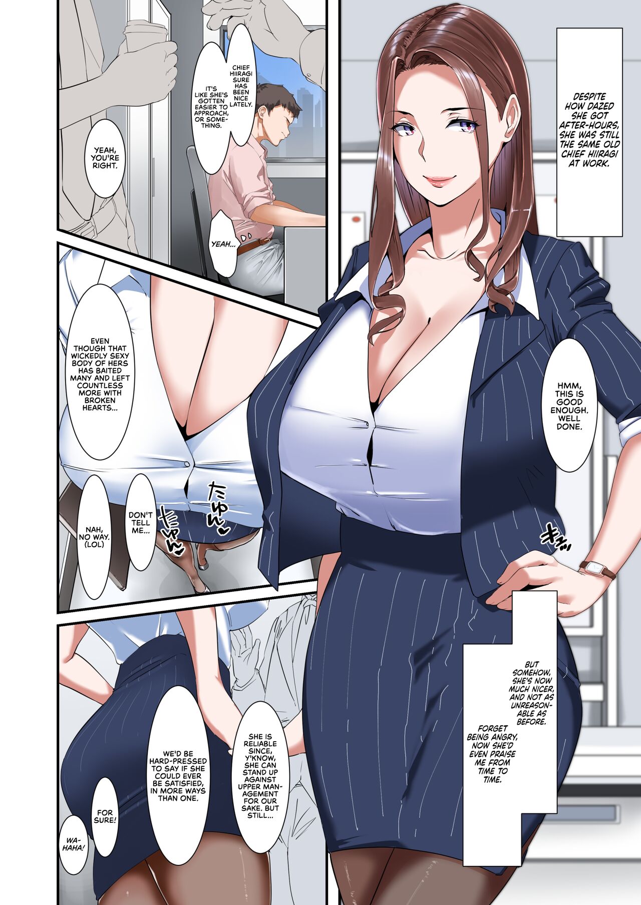 [NYPAON]Kaisha no Relaxation Room de Dosukebe Service Shite Kureru Innyuu Joushi | A Boss With Slutty Tits Who Gives Naughty Services in the Company's Relaxation Room[English] {RedLantern} [Digital] Page 24