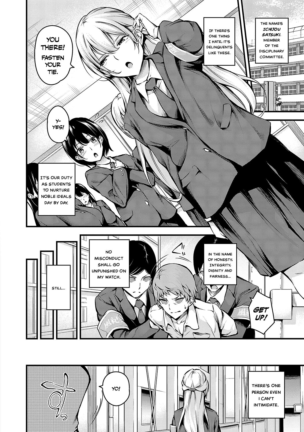 [Nasipasuta]Fuuki Iin Ichijou no Haiboku + After | Disciplinary Committee President Ichijou’s Submission! + After(Mesutoiro) [English] [Digital] Page 2