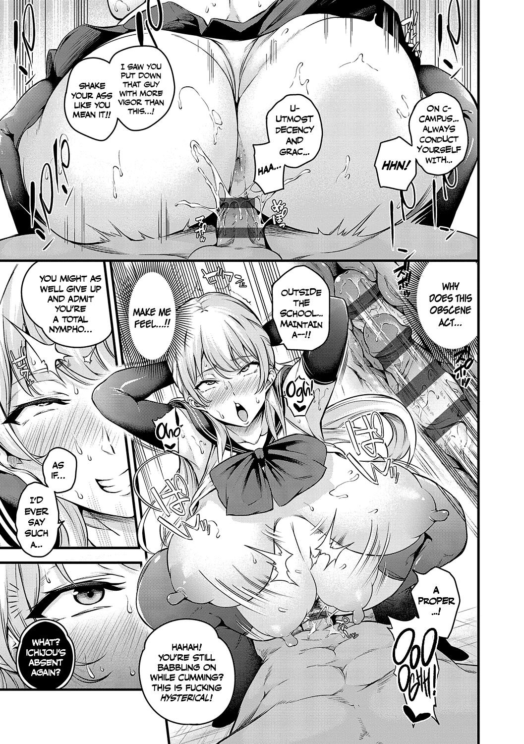 [Nasipasuta]Fuuki Iin Ichijou no Haiboku + After | Disciplinary Committee President Ichijou’s Submission! + After(Mesutoiro) [English] [Digital] Page 21