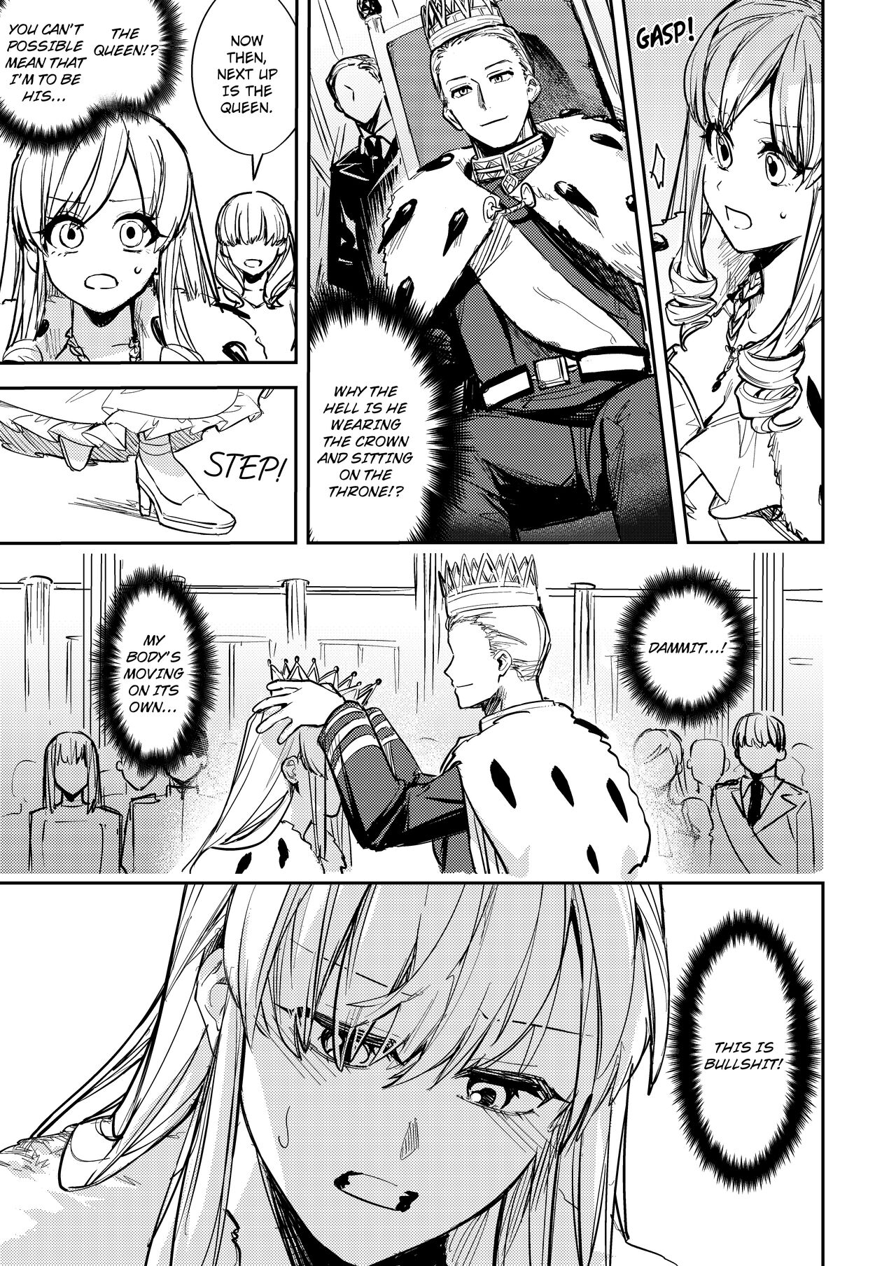 [TSF no F (Betty)]Ubawareta Tachiba ~Ou kara Ouhi e to Kaerareta Ore~ | My Stolen Place ~Transformed From King to Queen~[English] Page 8