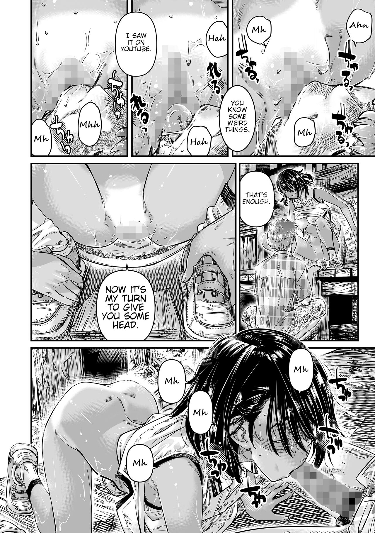 [Burning Shimai (MARUTA)]Hiyake no Bitch Shoujo wa, Doutei no Senpai o Yagai Sex ni Sasou[English] [R_363] Page 19