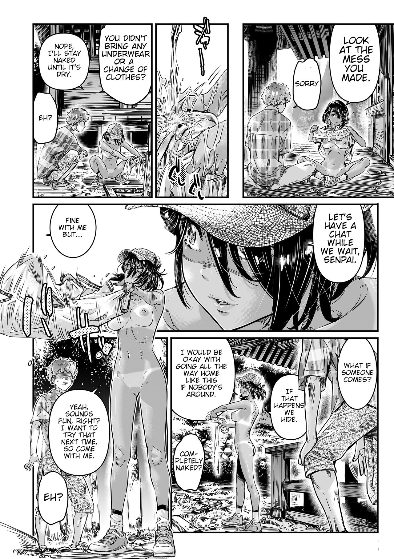 [Burning Shimai (MARUTA)]Hiyake no Bitch Shoujo wa, Doutei no Senpai o Yagai Sex ni Sasou[English] [R_363] Page 29