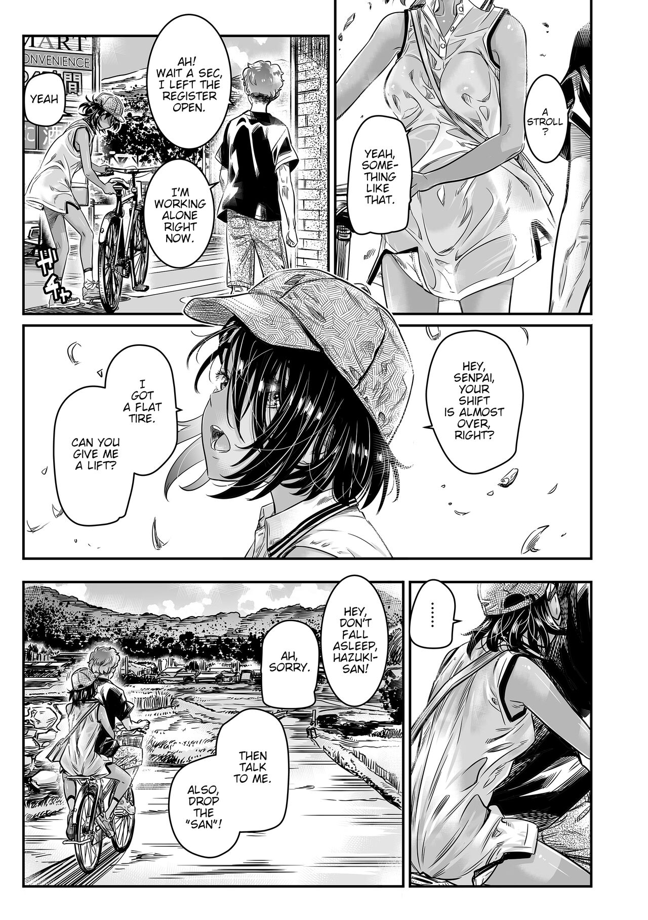 [Burning Shimai (MARUTA)]Hiyake no Bitch Shoujo wa, Doutei no Senpai o Yagai Sex ni Sasou[English] [R_363] Page 6