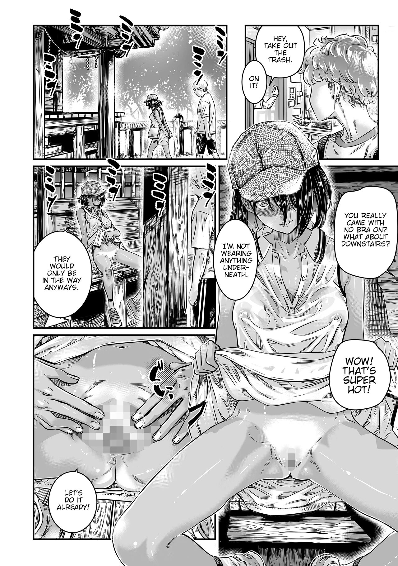 [Burning Shimai (MARUTA)]Hiyake no Bitch Shoujo wa, Doutei no Senpai o Yagai Sex ni Sasou[English] [R_363] Page 9