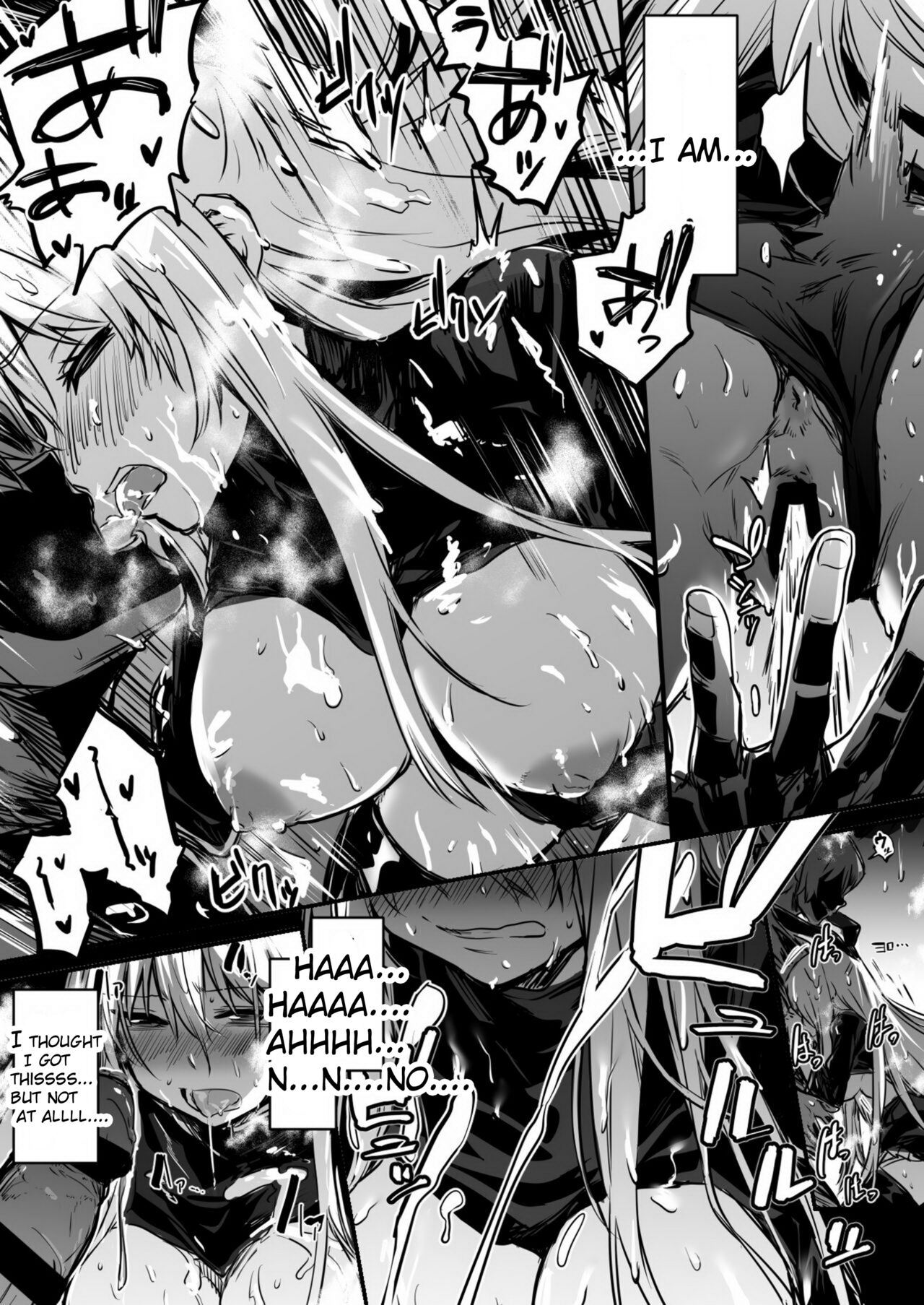 [Lefthand]Adventure-chan who got in heat while rescue a man on request in the dark pit mucus swamp[English][CT] Page 5