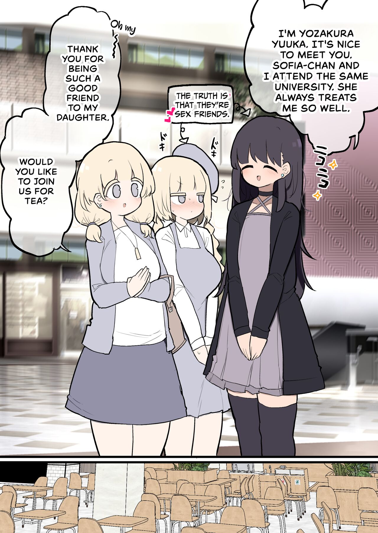 [Momomo]Futanari Ikemen Onnanoko Chinpo ni Meromero Sokuochi 38-sai Mama Manko[English] [CulturedCommissions] Page 1