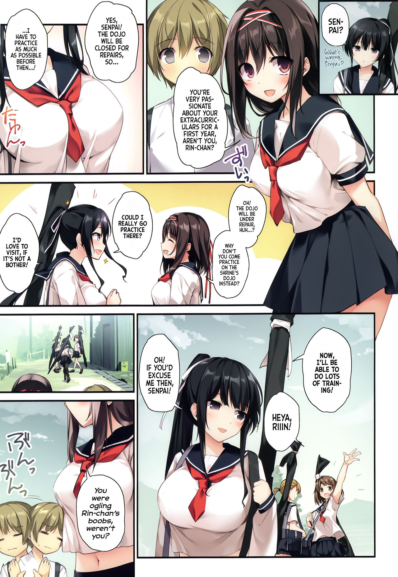 [KAROMIX (karory)]HAREM SUMMER -Seiso Bitch na Miko Senpai 2-[English] [Team Rabu2] Page 10