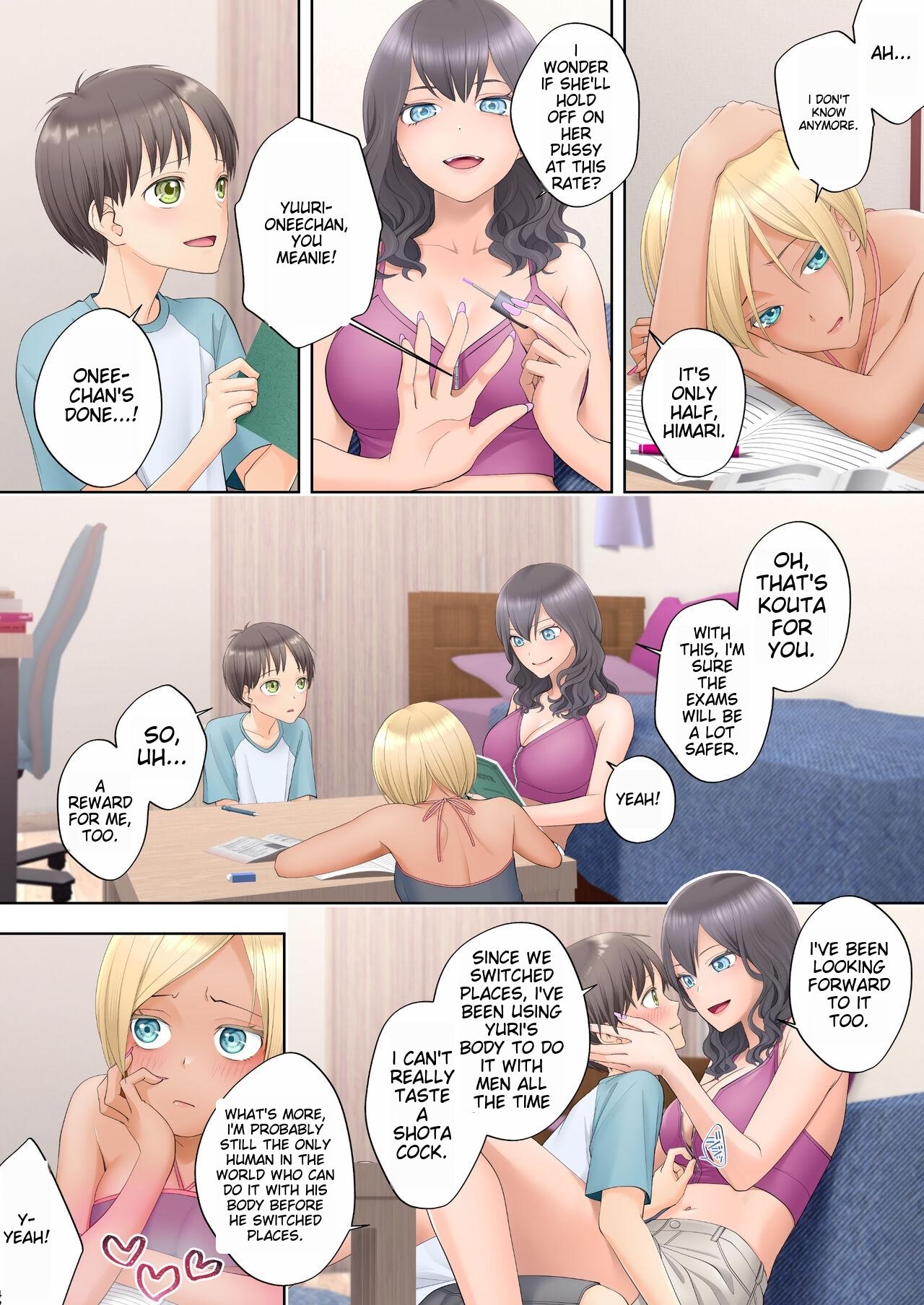 [Hairu Nukemichi (Siina Yuuki)]Boku Swap Ane ~Akogare no Onee-chan to Karada o Irekaerareteshimatta Boku[English] [animeman099] Page 48