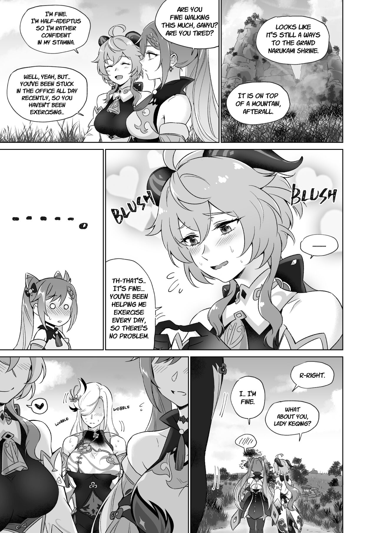 [World of Pure (Negom)]Liyue-shiki Dousei Seikou Ryouhou | Liyuesbian Remedial Sex(Genshin Impact) [English] [Digital] Page 12