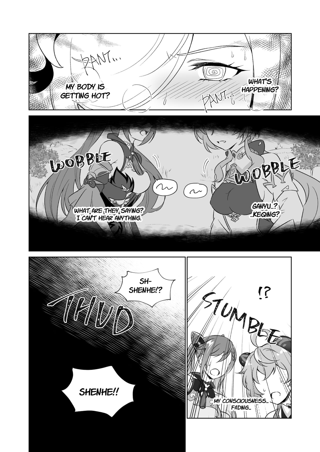 [World of Pure (Negom)]Liyue-shiki Dousei Seikou Ryouhou | Liyuesbian Remedial Sex(Genshin Impact) [English] [Digital] Page 13