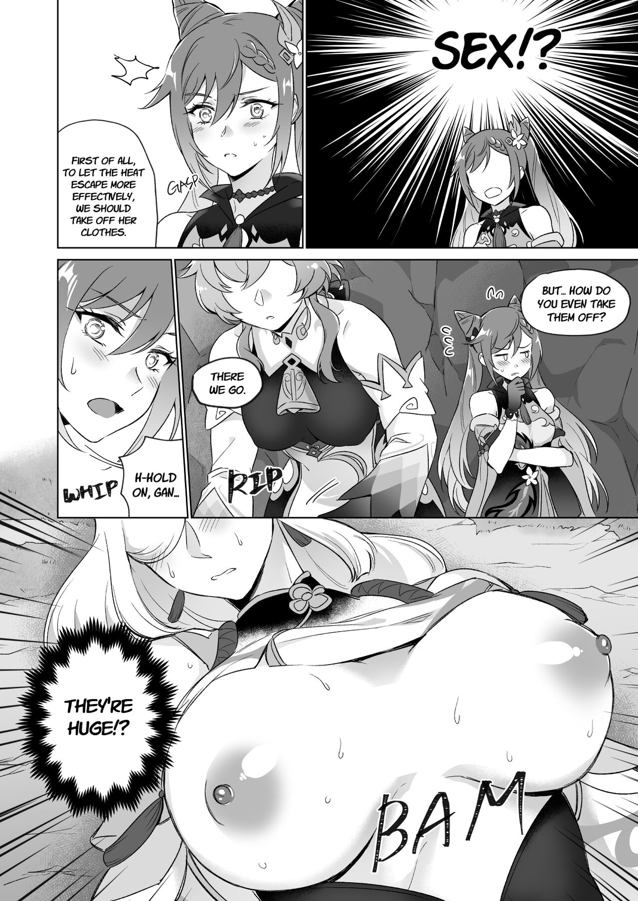 [World of Pure (Negom)]Liyue-shiki Dousei Seikou Ryouhou | Liyuesbian Remedial Sex(Genshin Impact) [English] [Digital] Page 19