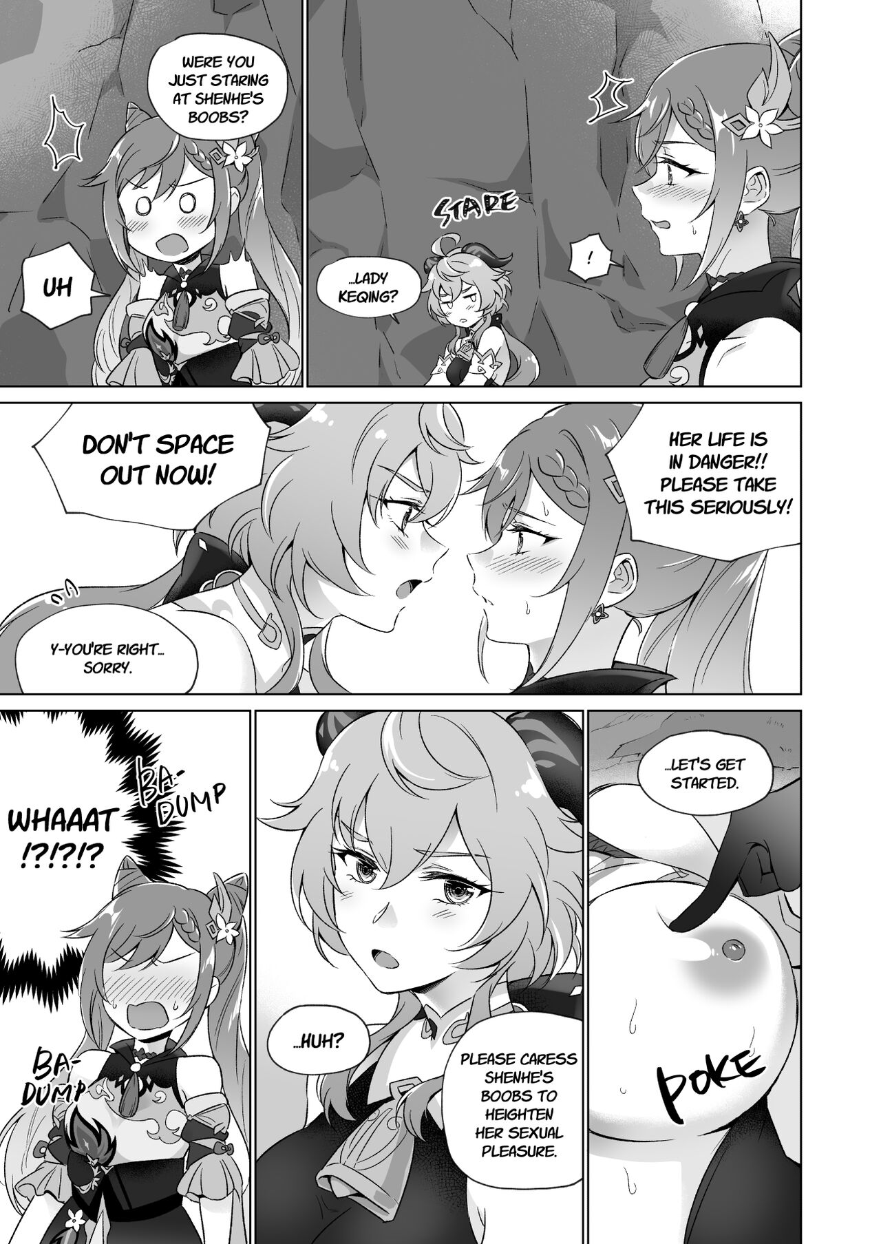 [World of Pure (Negom)]Liyue-shiki Dousei Seikou Ryouhou | Liyuesbian Remedial Sex(Genshin Impact) [English] [Digital] Page 20