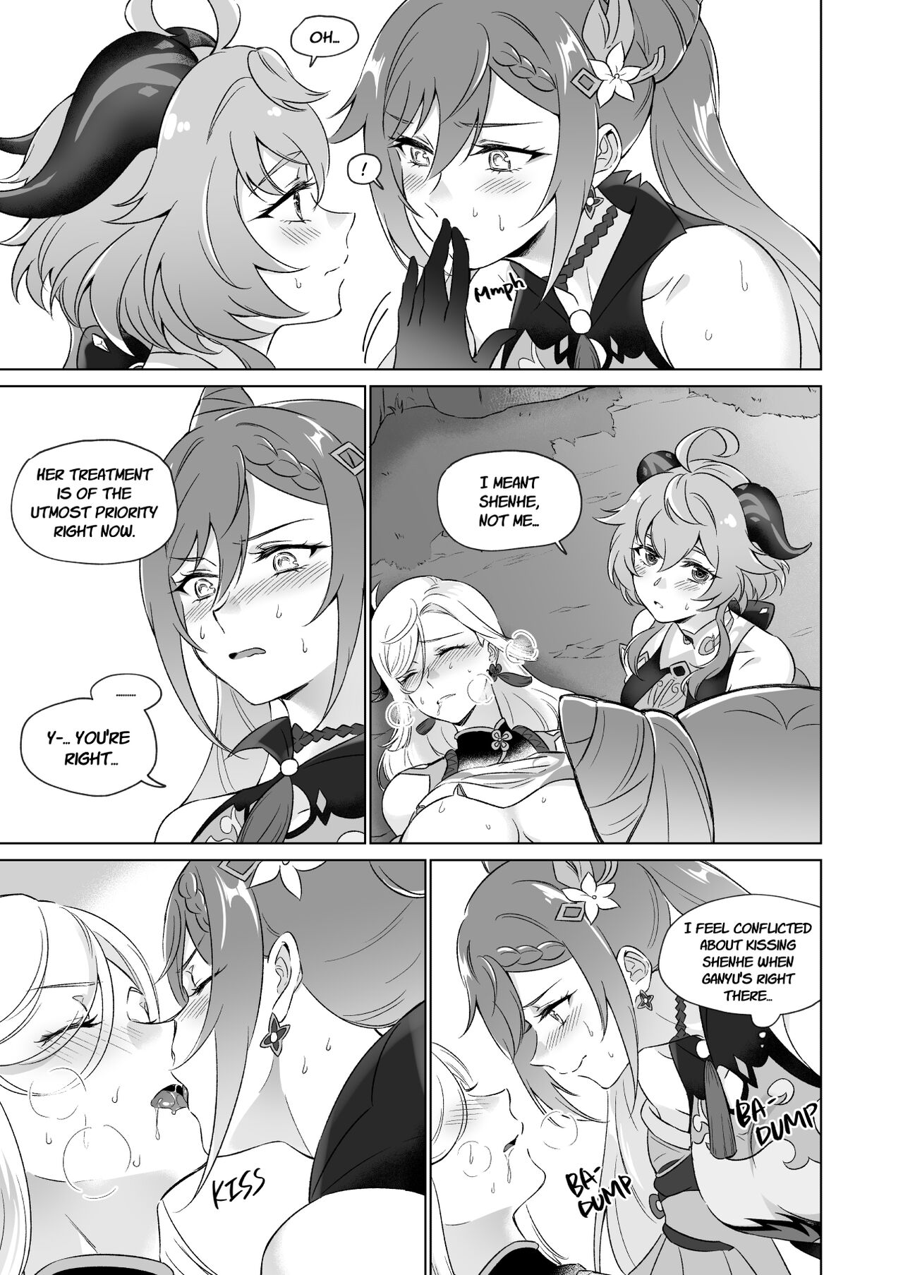 [World of Pure (Negom)]Liyue-shiki Dousei Seikou Ryouhou | Liyuesbian Remedial Sex(Genshin Impact) [English] [Digital] Page 24