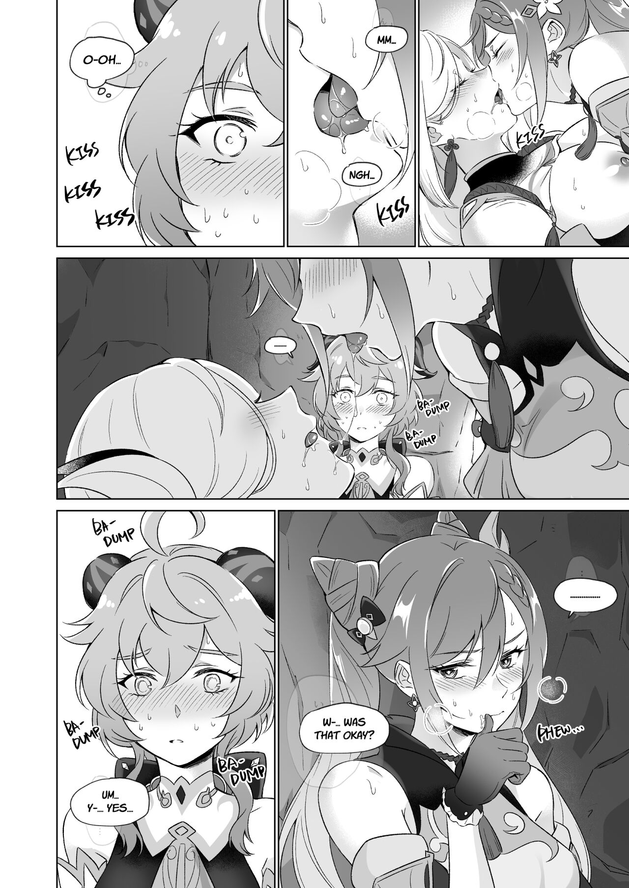 [World of Pure (Negom)]Liyue-shiki Dousei Seikou Ryouhou | Liyuesbian Remedial Sex(Genshin Impact) [English] [Digital] Page 25