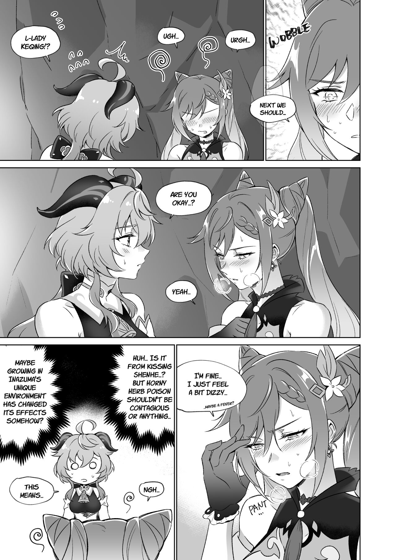[World of Pure (Negom)]Liyue-shiki Dousei Seikou Ryouhou | Liyuesbian Remedial Sex(Genshin Impact) [English] [Digital] Page 26