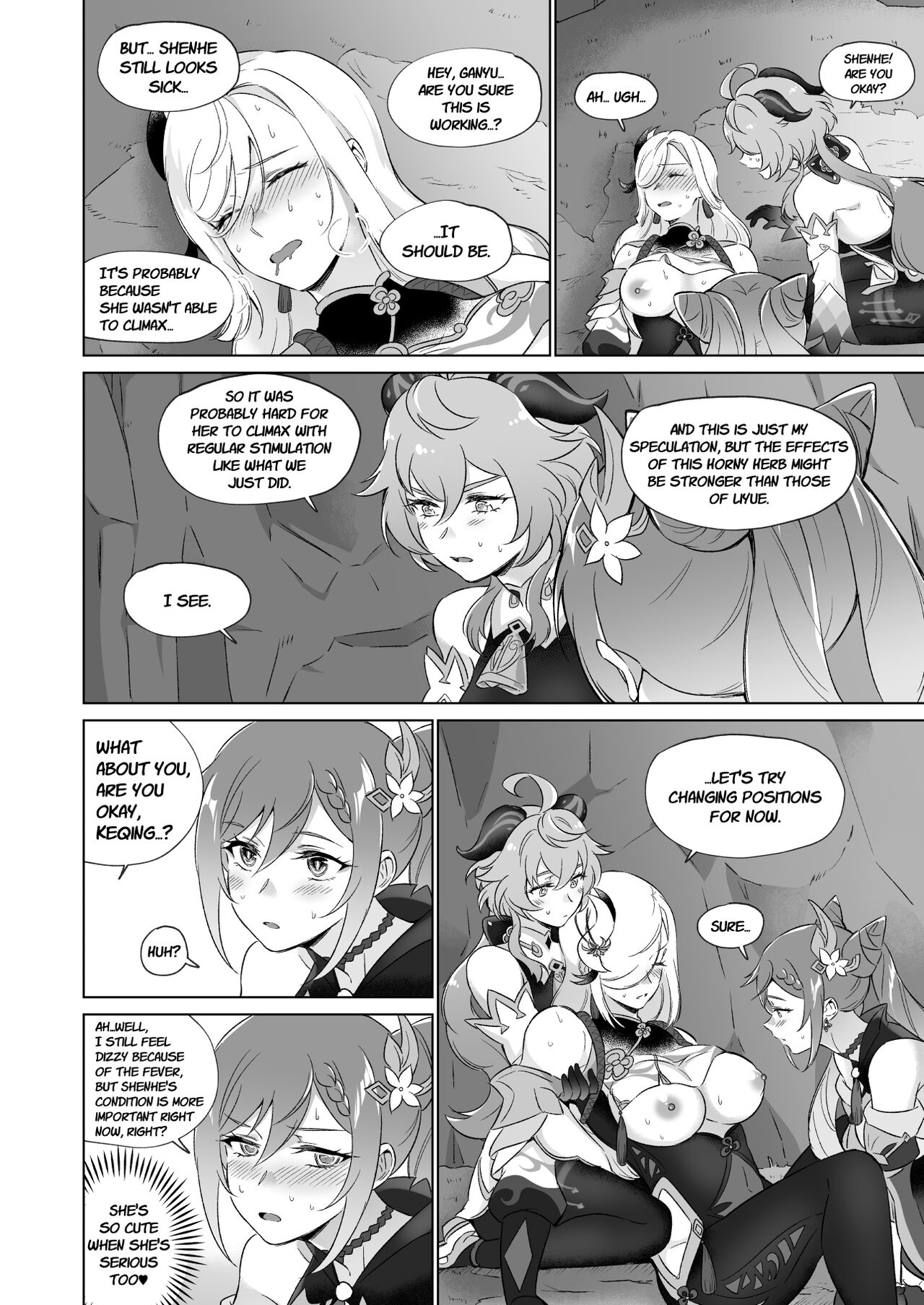 [World of Pure (Negom)]Liyue-shiki Dousei Seikou Ryouhou | Liyuesbian Remedial Sex(Genshin Impact) [English] [Digital] Page 31