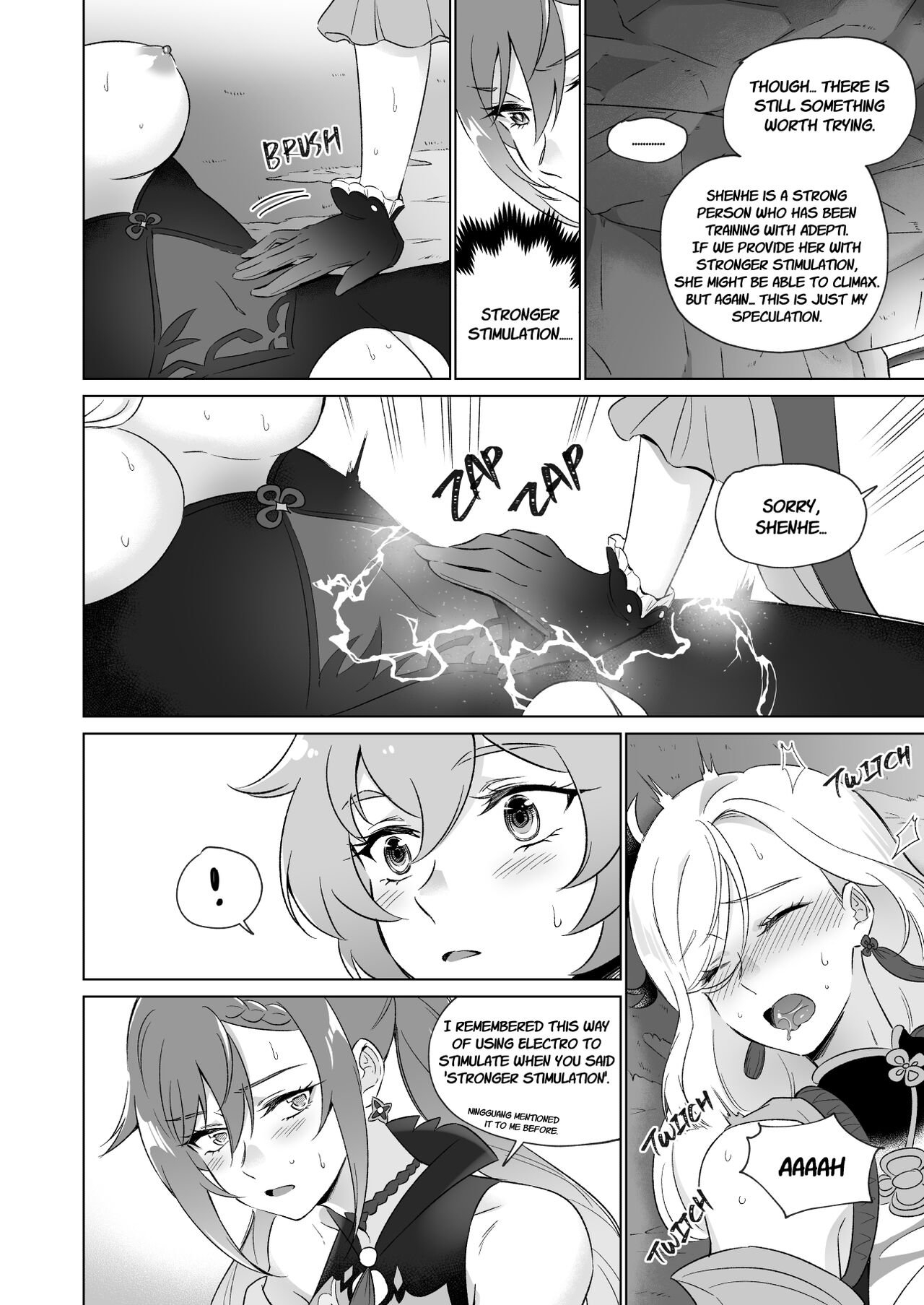 [World of Pure (Negom)]Liyue-shiki Dousei Seikou Ryouhou | Liyuesbian Remedial Sex(Genshin Impact) [English] [Digital] Page 33