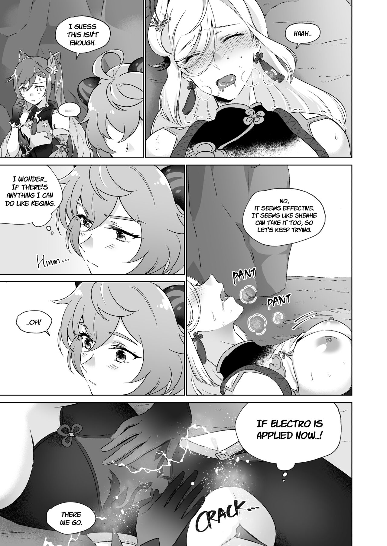 [World of Pure (Negom)]Liyue-shiki Dousei Seikou Ryouhou | Liyuesbian Remedial Sex(Genshin Impact) [English] [Digital] Page 34