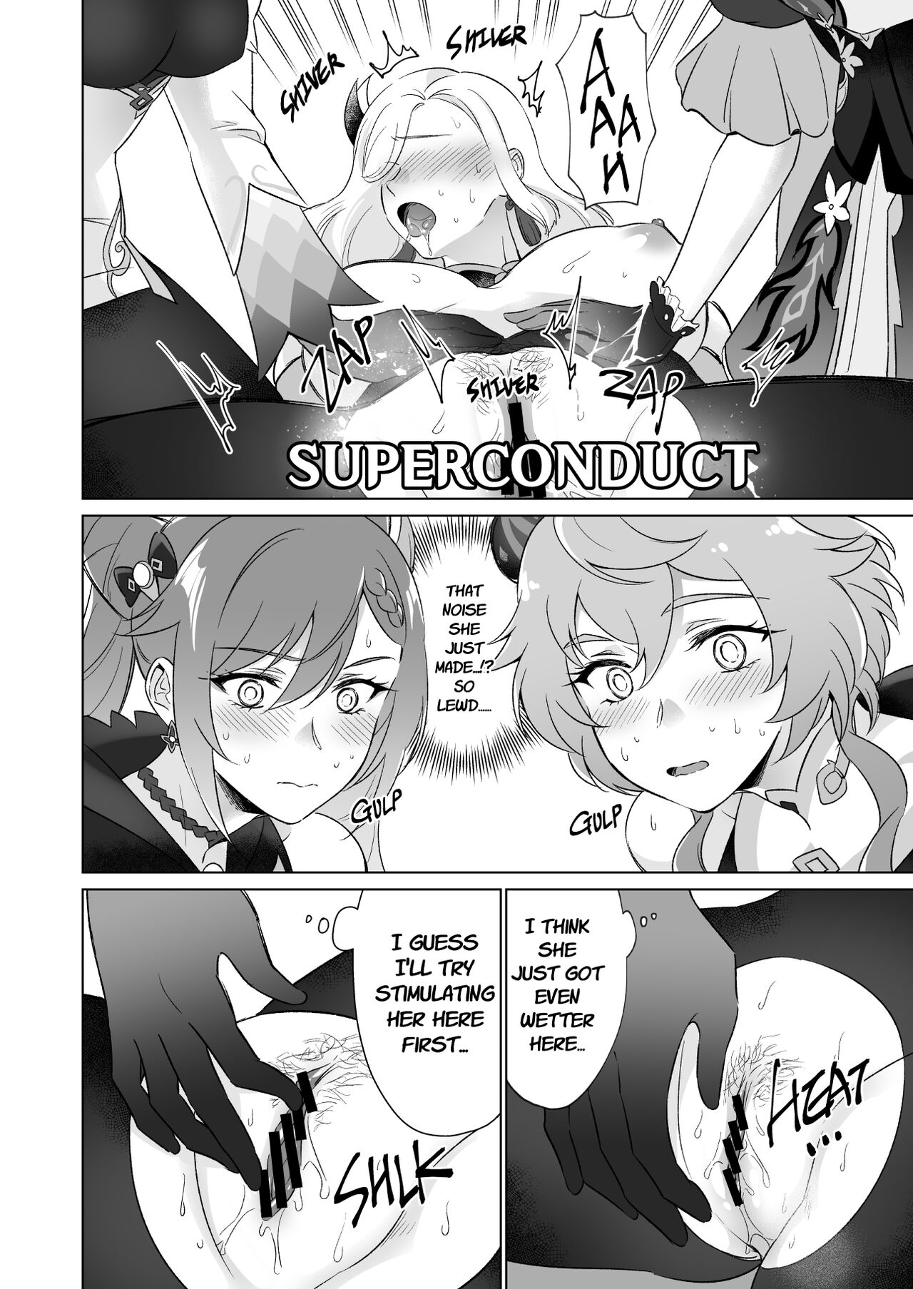 [World of Pure (Negom)]Liyue-shiki Dousei Seikou Ryouhou | Liyuesbian Remedial Sex(Genshin Impact) [English] [Digital] Page 35