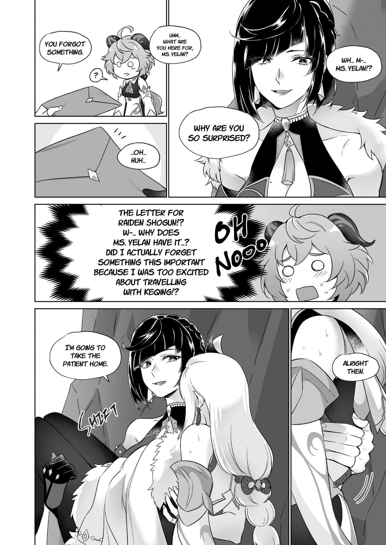[World of Pure (Negom)]Liyue-shiki Dousei Seikou Ryouhou | Liyuesbian Remedial Sex(Genshin Impact) [English] [Digital] Page 43