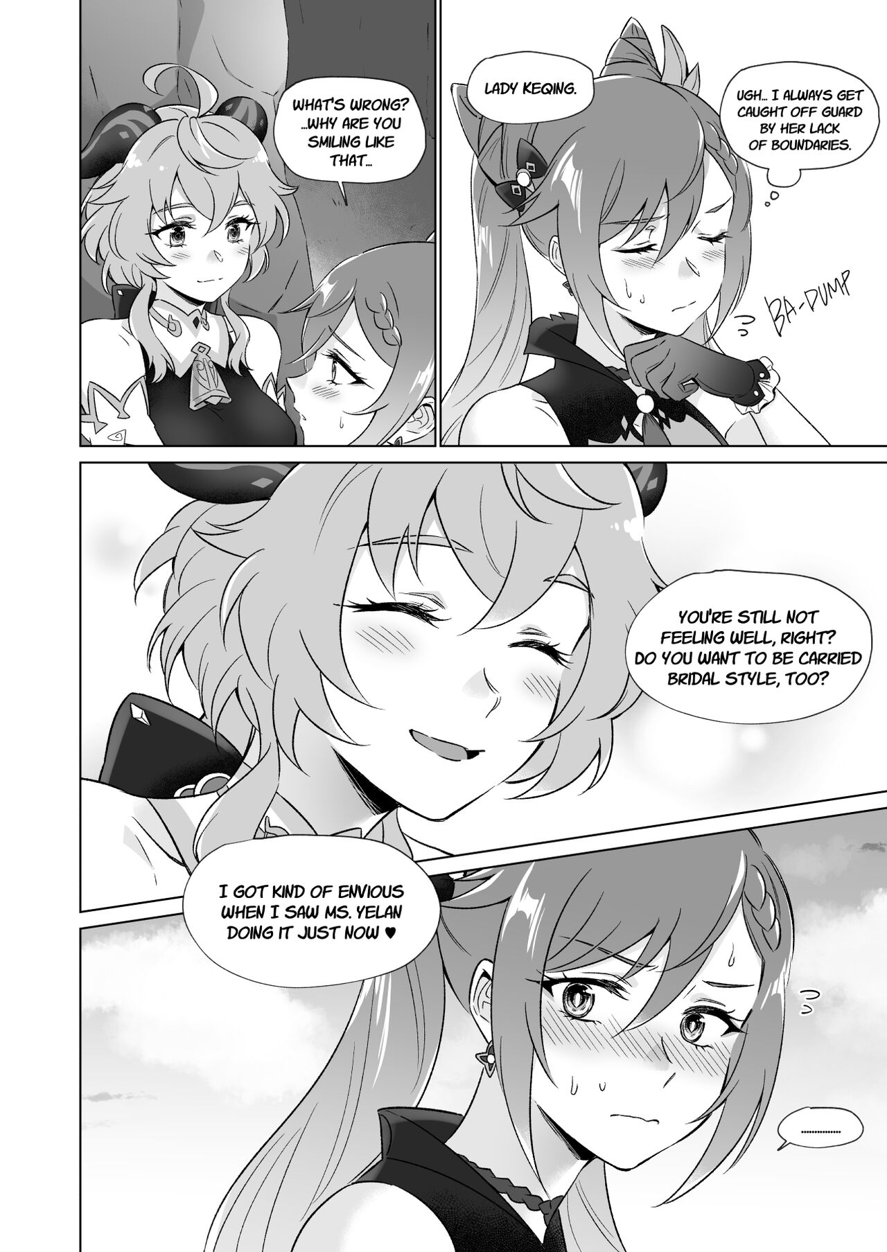 [World of Pure (Negom)]Liyue-shiki Dousei Seikou Ryouhou | Liyuesbian Remedial Sex(Genshin Impact) [English] [Digital] Page 45