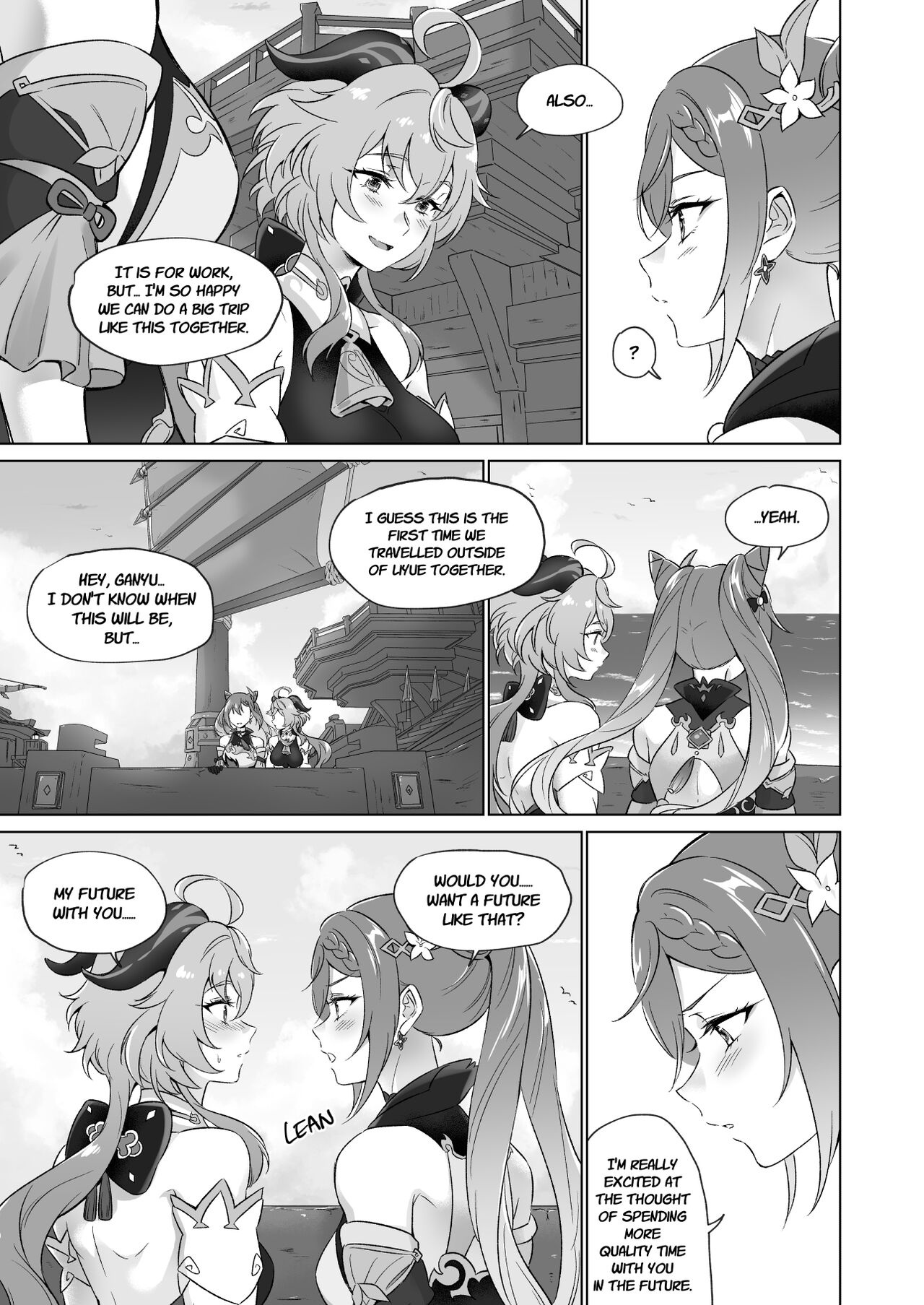 [World of Pure (Negom)]Liyue-shiki Dousei Seikou Ryouhou | Liyuesbian Remedial Sex(Genshin Impact) [English] [Digital] Page 6