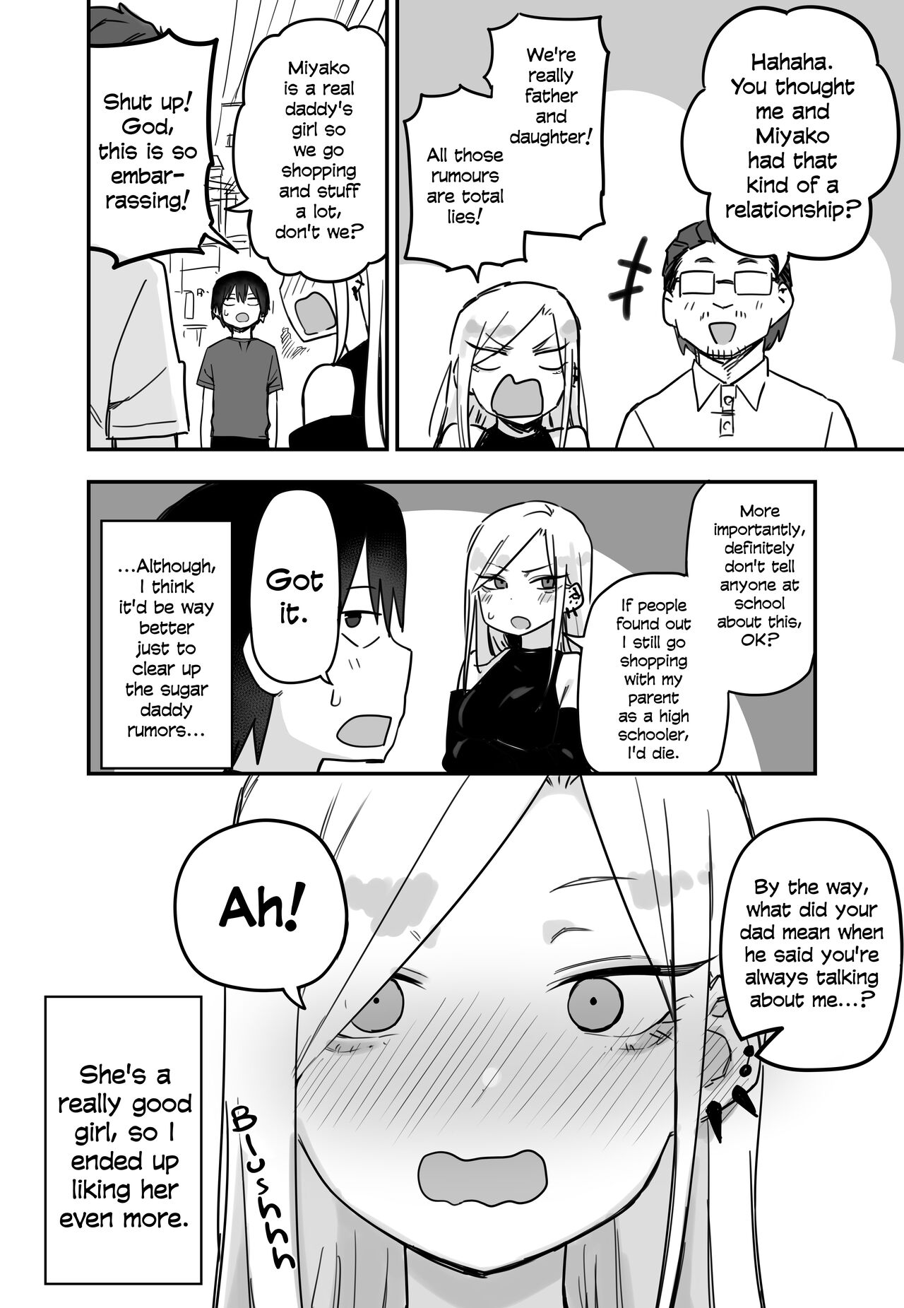 [Kuga Tsuniya]Class no Gal ga P-katsu Shitetanda ga... | The Gyaru In My Class Has A Sugar Daddy, But...[English] Page 4