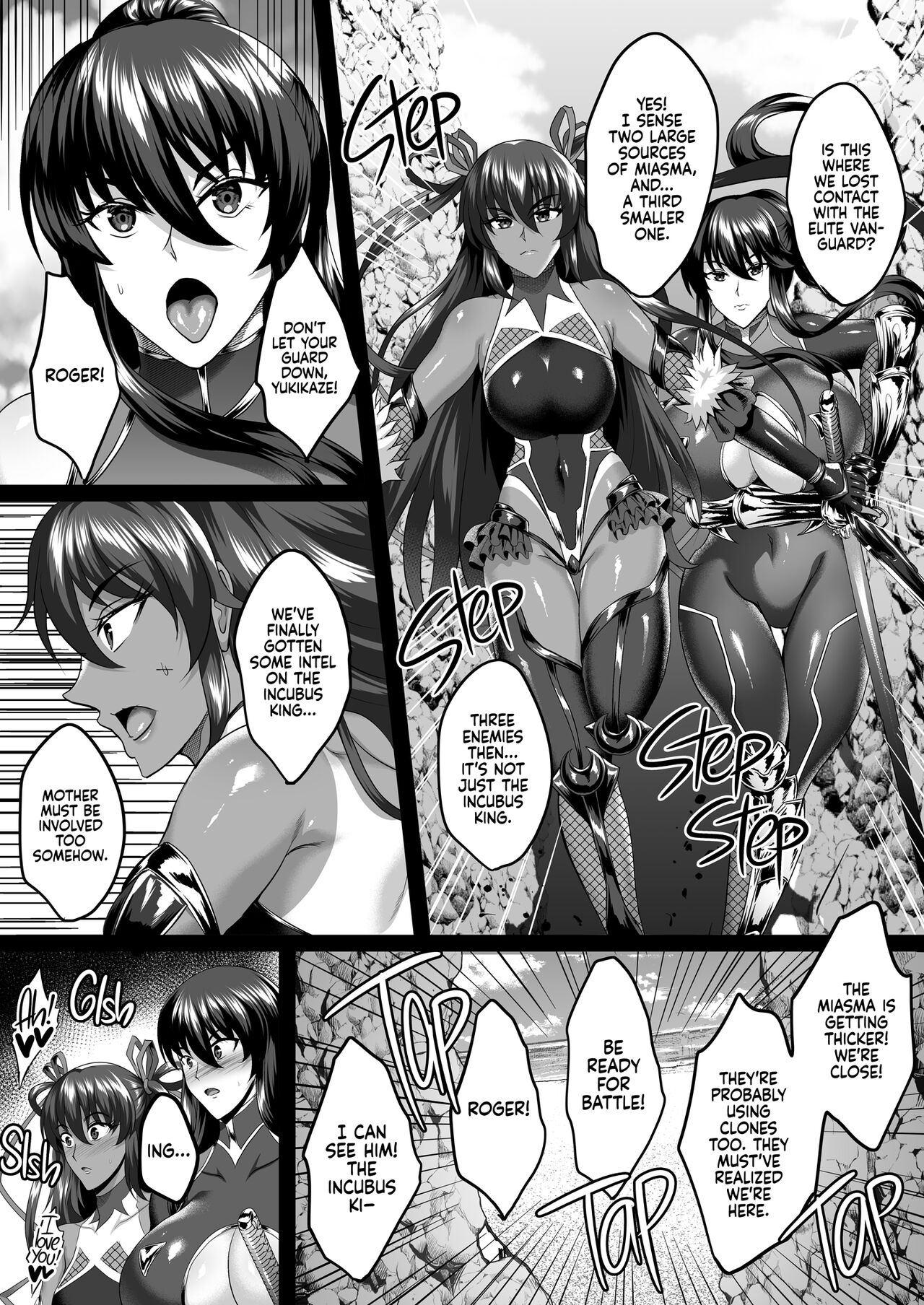 [Shouchuu MAC (Hozumi Kenji)]Shiranui Harami Ochi Ni | Shiranui's Impregnation 2(Taimanin Yukikaze) [English] {2d-market.com} [Decensored] [Digital] Page 54