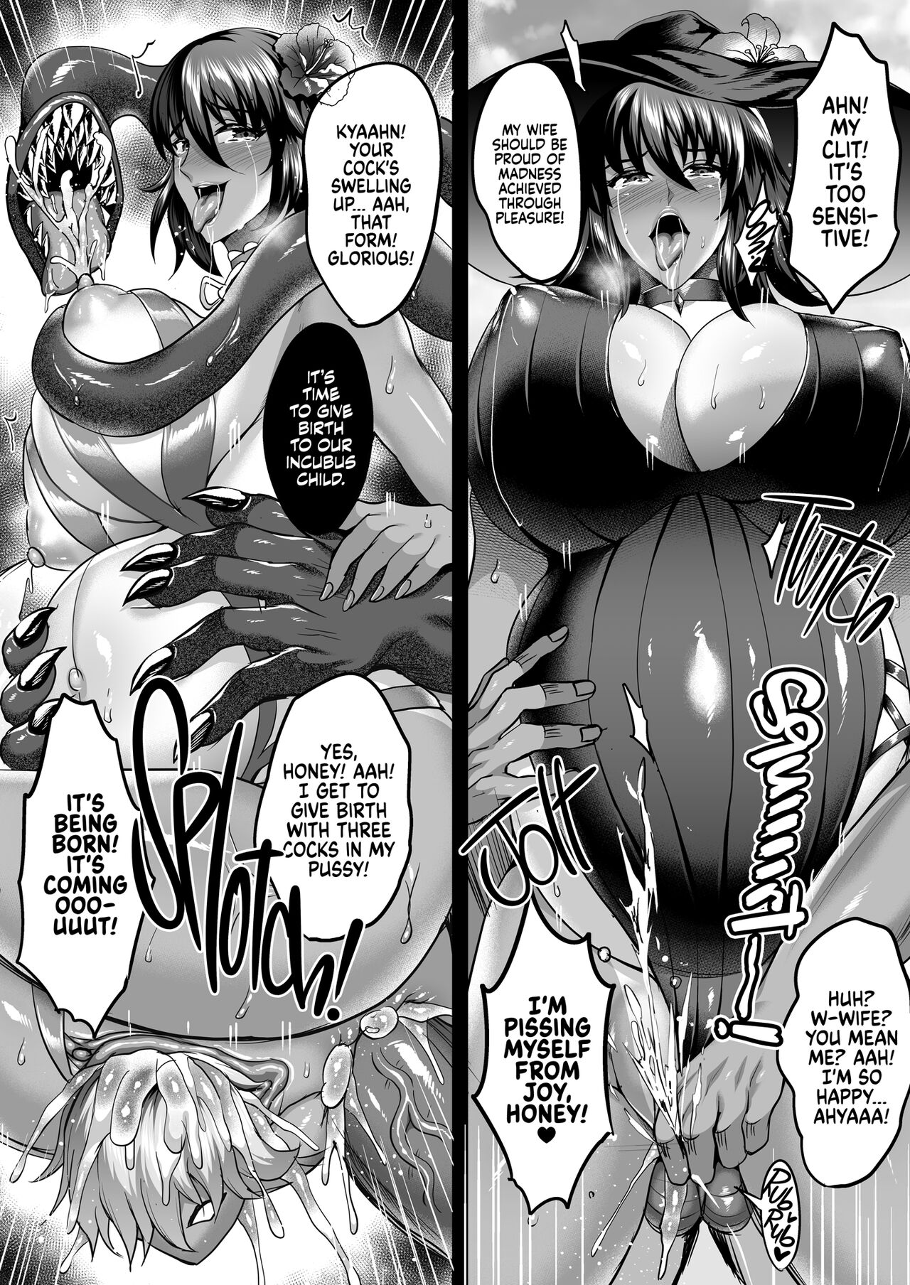 [Shouchuu MAC (Hozumi Kenji)]Shiranui Harami Ochi Ni | Shiranui's Impregnation 2(Taimanin Yukikaze) [English] {2d-market.com} [Decensored] [Digital] Page 57