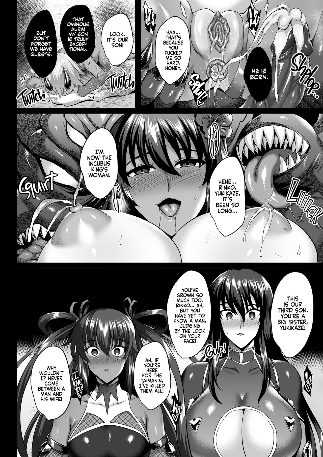 [Shouchuu MAC (Hozumi Kenji)]Shiranui Harami Ochi Ni | Shiranui's Impregnation 2(Taimanin Yukikaze) [English] {2d-market.com} [Decensored] [Digital] Page 58