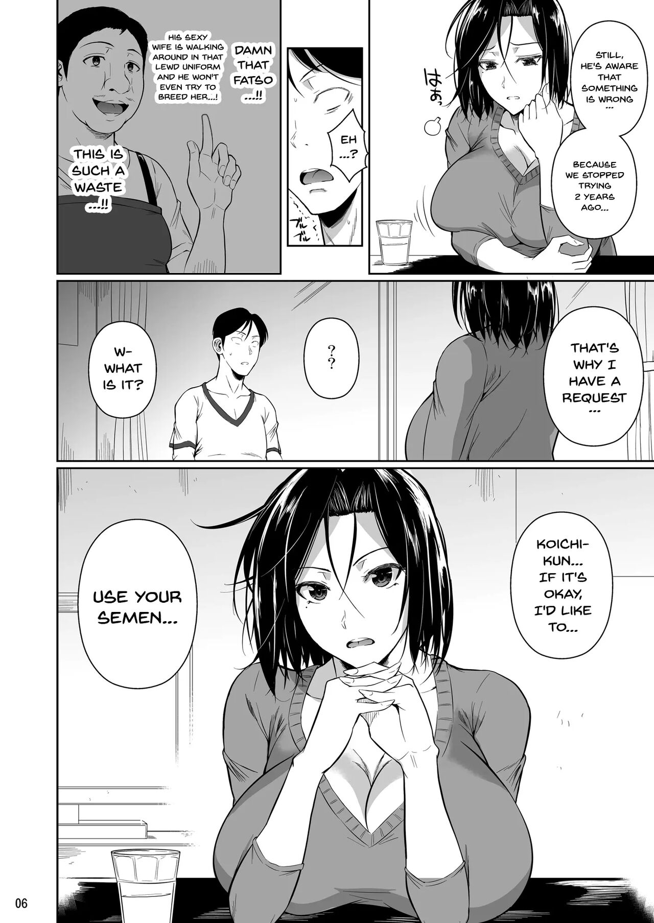 [Shoot The Moon (Fuetakishi)]Shoutengai no Ana Zuma-tachi | The Downtown Shopping Street's Wife's Holes[English] {Doujins.com} [Digital] [Decensored] Page 7