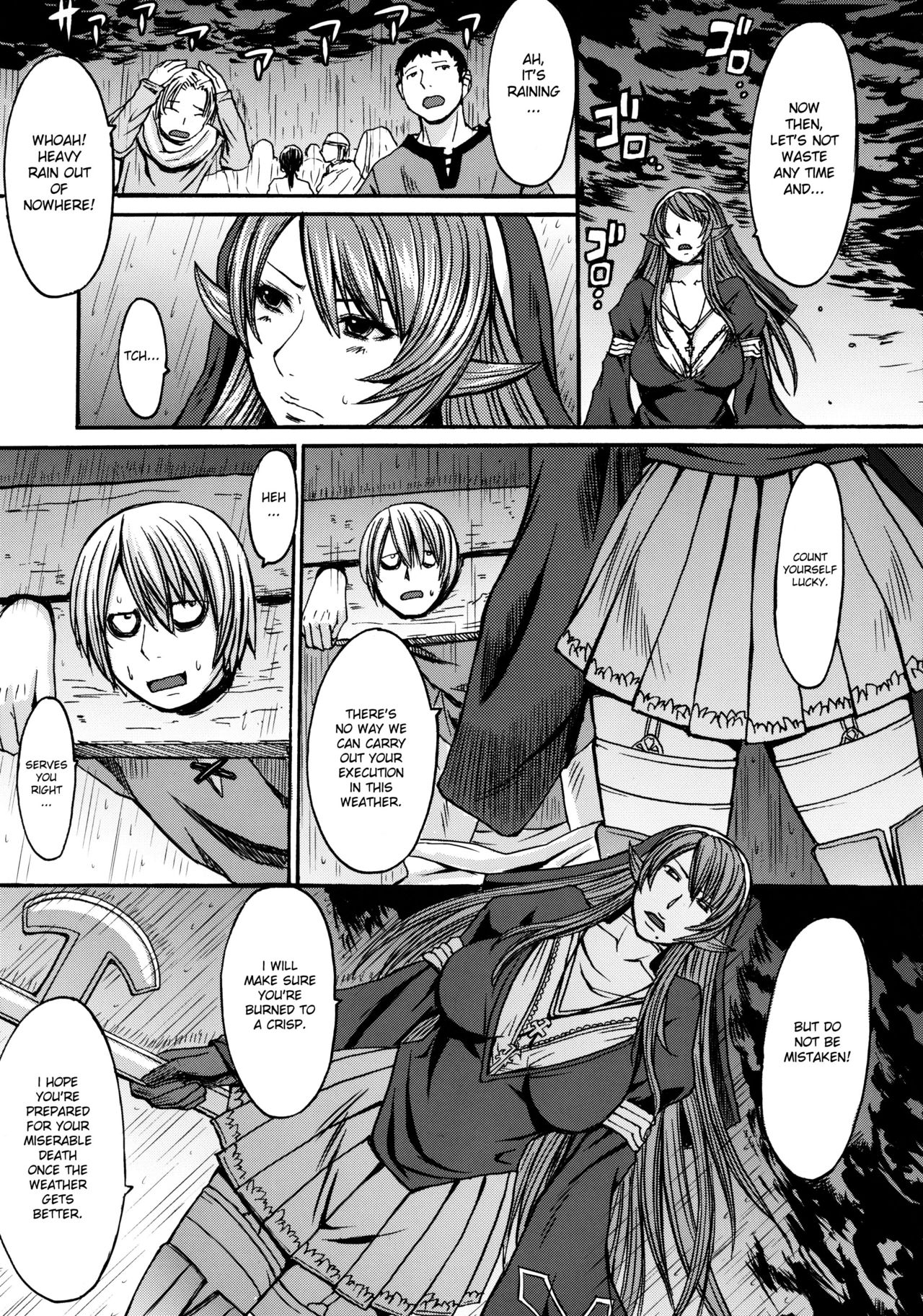 (C78) [Bakunyu Fullnerson (Kokuryuugan)]Funkei! Funkei! Mata Funkei!! | Burn Her! Burn Her! Burn Her Again!!(Queen's Blade) [English] [DesuDesu] [Decensored] Page 10
