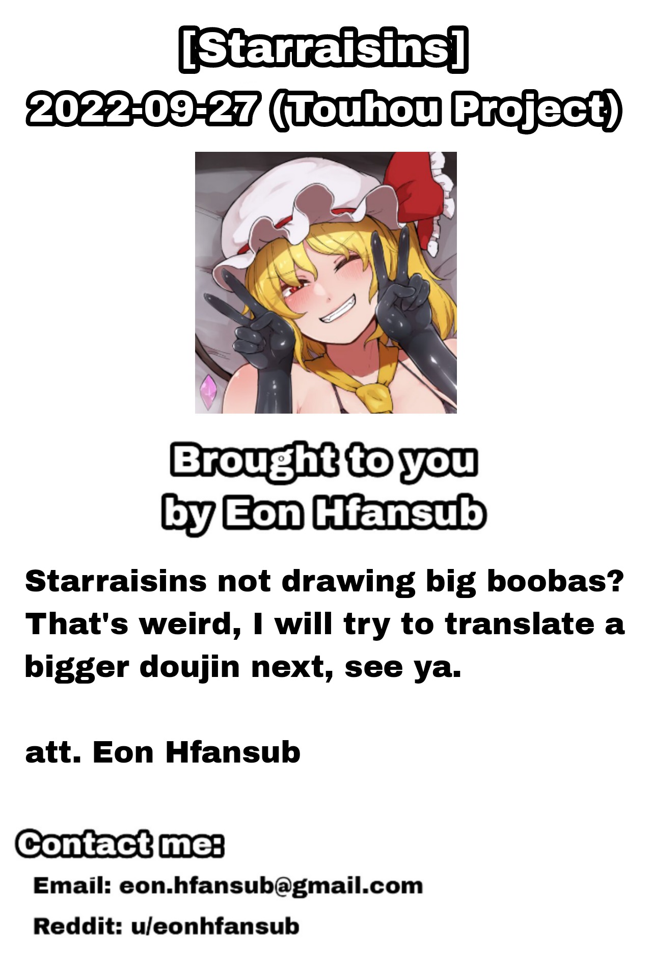 [Starraisins]2022-09-27(Touhou Project) [English] Page 7