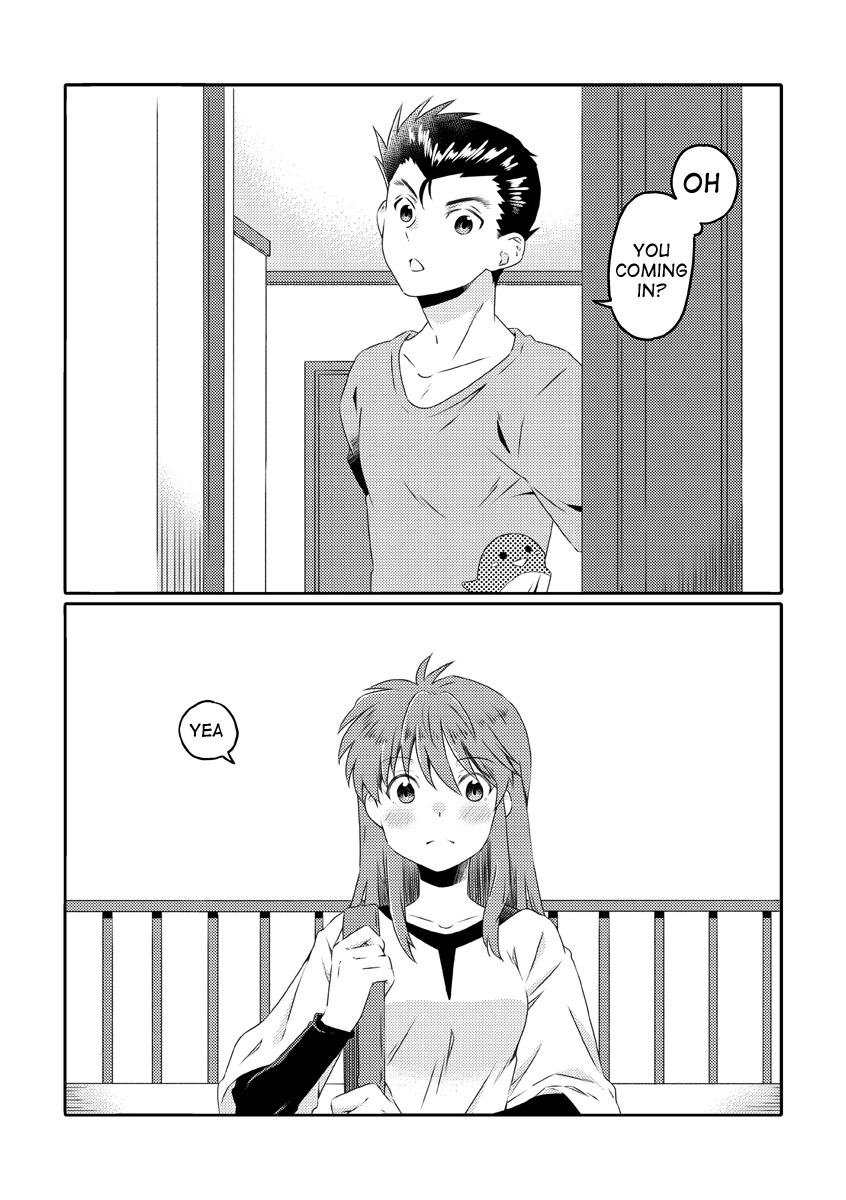 [Ichinichi Sanjou (Kamimiya)]Shinizokonai to Megami-sama (Yu Yu Hakusho) [Digital]english yyh-reviva Page 4