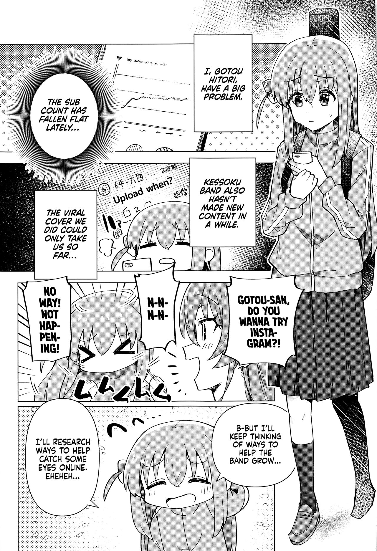 (C101) [Yakitori Teishoku (Toriyaro)]Shounin Yokkyuu | Need for Clout(Bocchi the Rock!) [English] [Xzosk] Page 4
