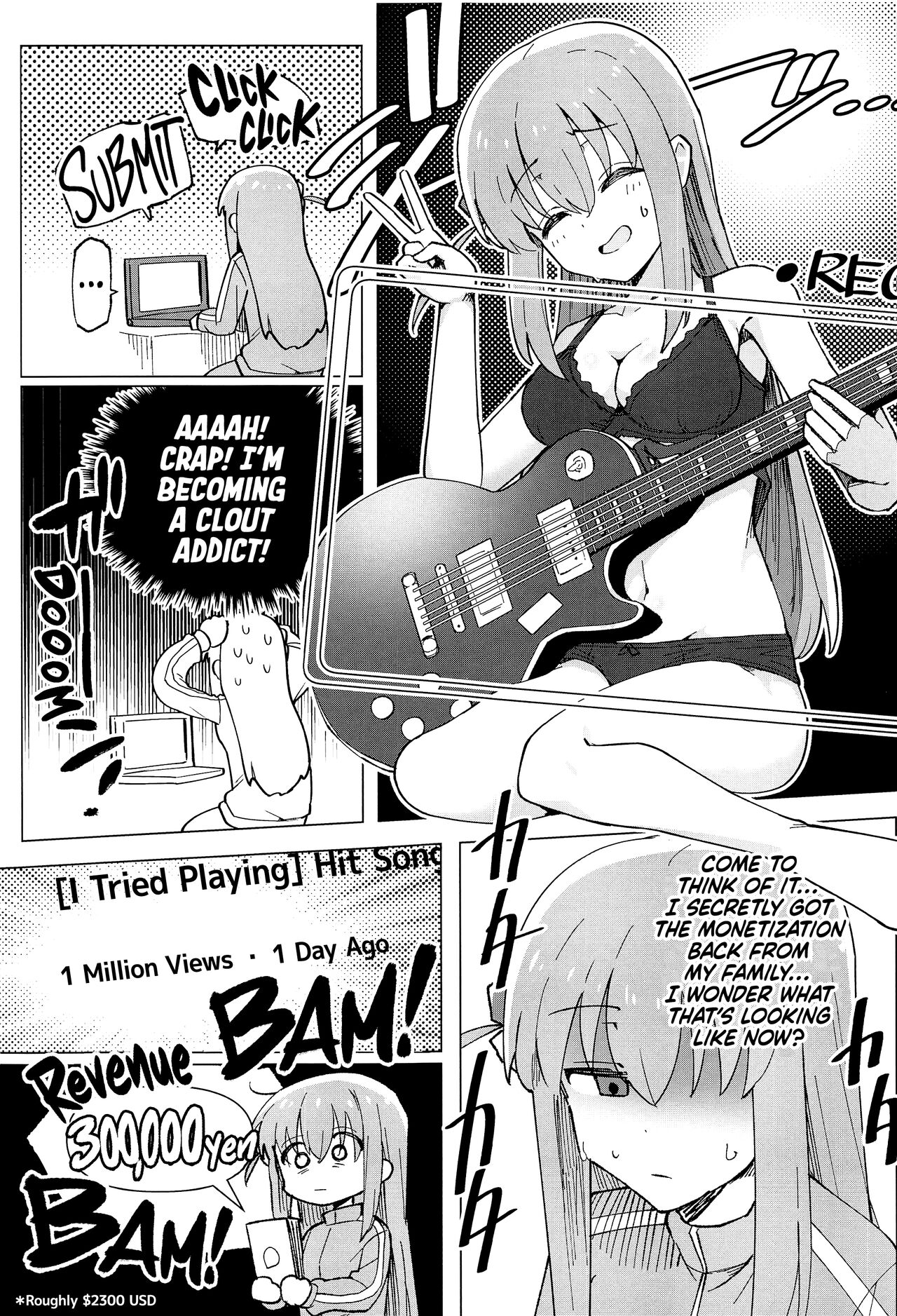 (C101) [Yakitori Teishoku (Toriyaro)]Shounin Yokkyuu | Need for Clout(Bocchi the Rock!) [English] [Xzosk] Page 8