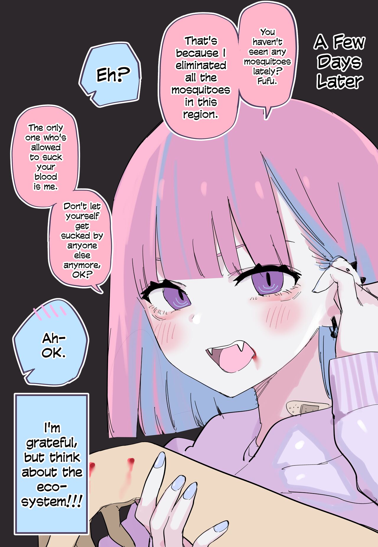 [Kuga Tsuniya]Ai ga Omo Sugiru Cool Kyuuketsuki-chan | Needy Cool Vampire-Chan[English] Page 2