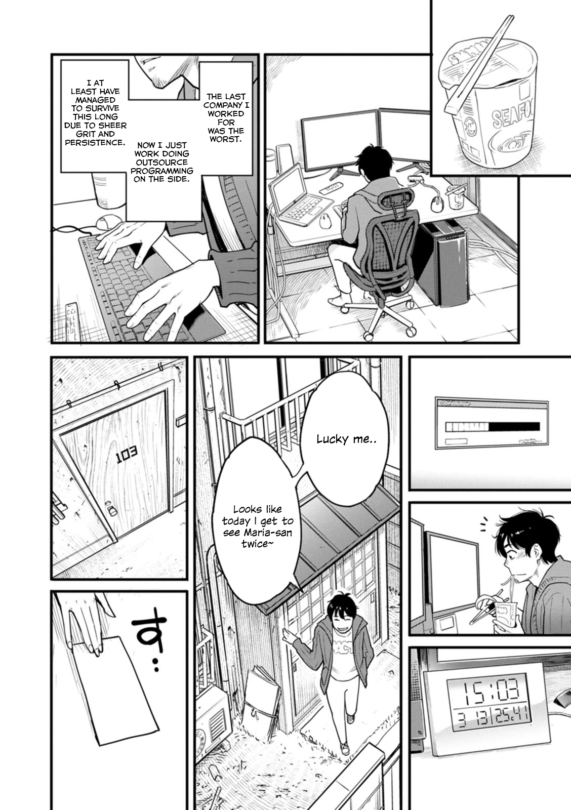 [Mikami Cannon]Midorisou no Maria-san | Maria-san of the Midori Dormitory(Gekkabijin) [English] [ConTL] [Digital] Page 4