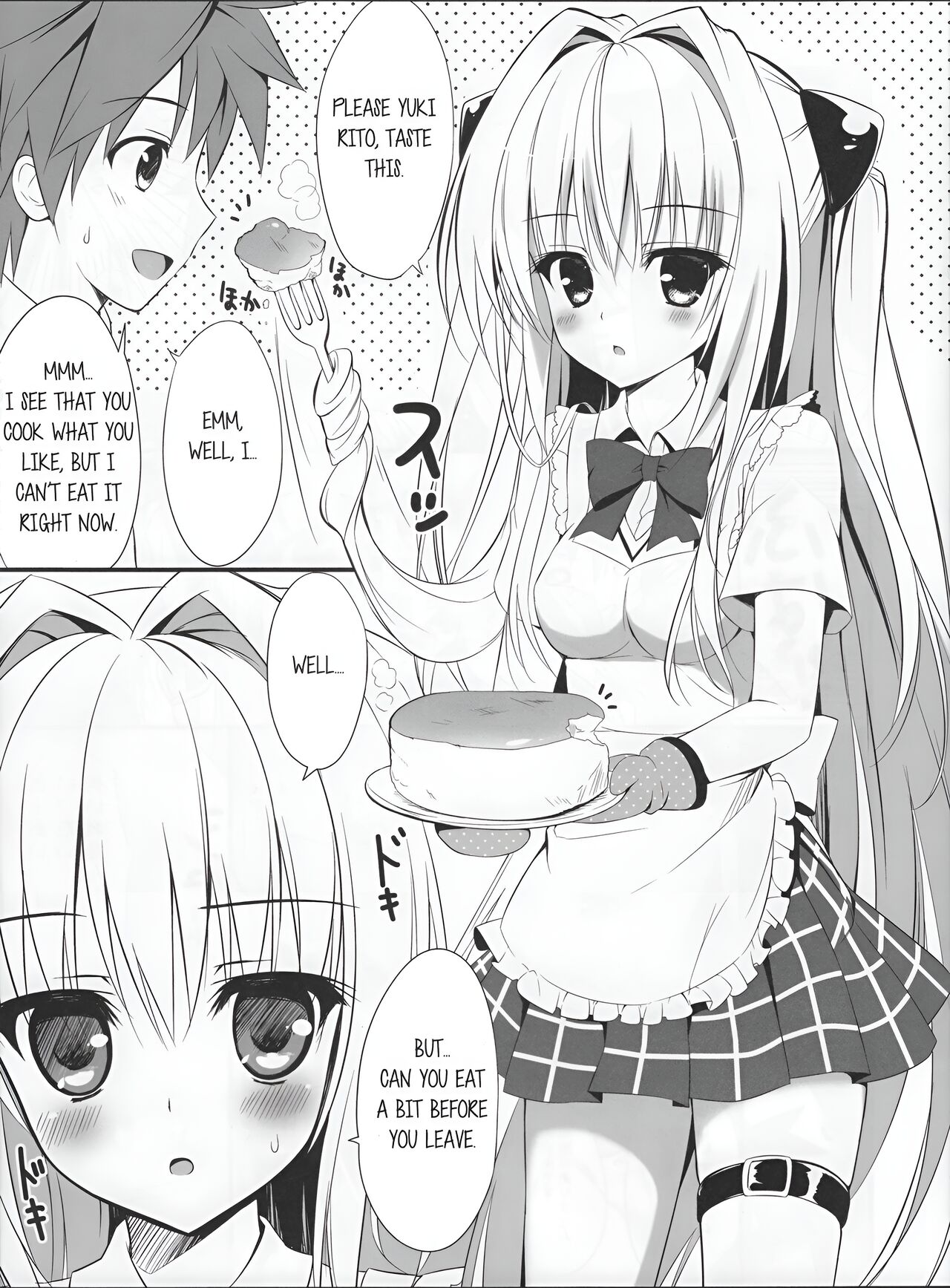 (SC56) [Ame nochi Yuki (Ameto Yuki)]Taiyaki Yorimo Suki na Hito(To Love-ru) [English] Page 4