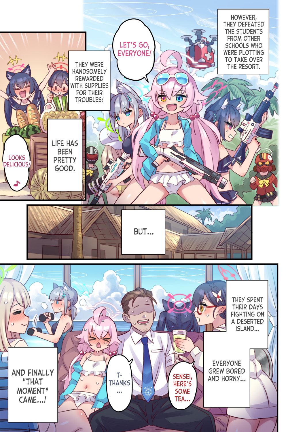 [Mimoneland (Mimonel)]Seito to Issen Koechau Hon -Taisaku Iinkai Hen-(Blue Archive) [English] [desudesu] [Digital] Page 4