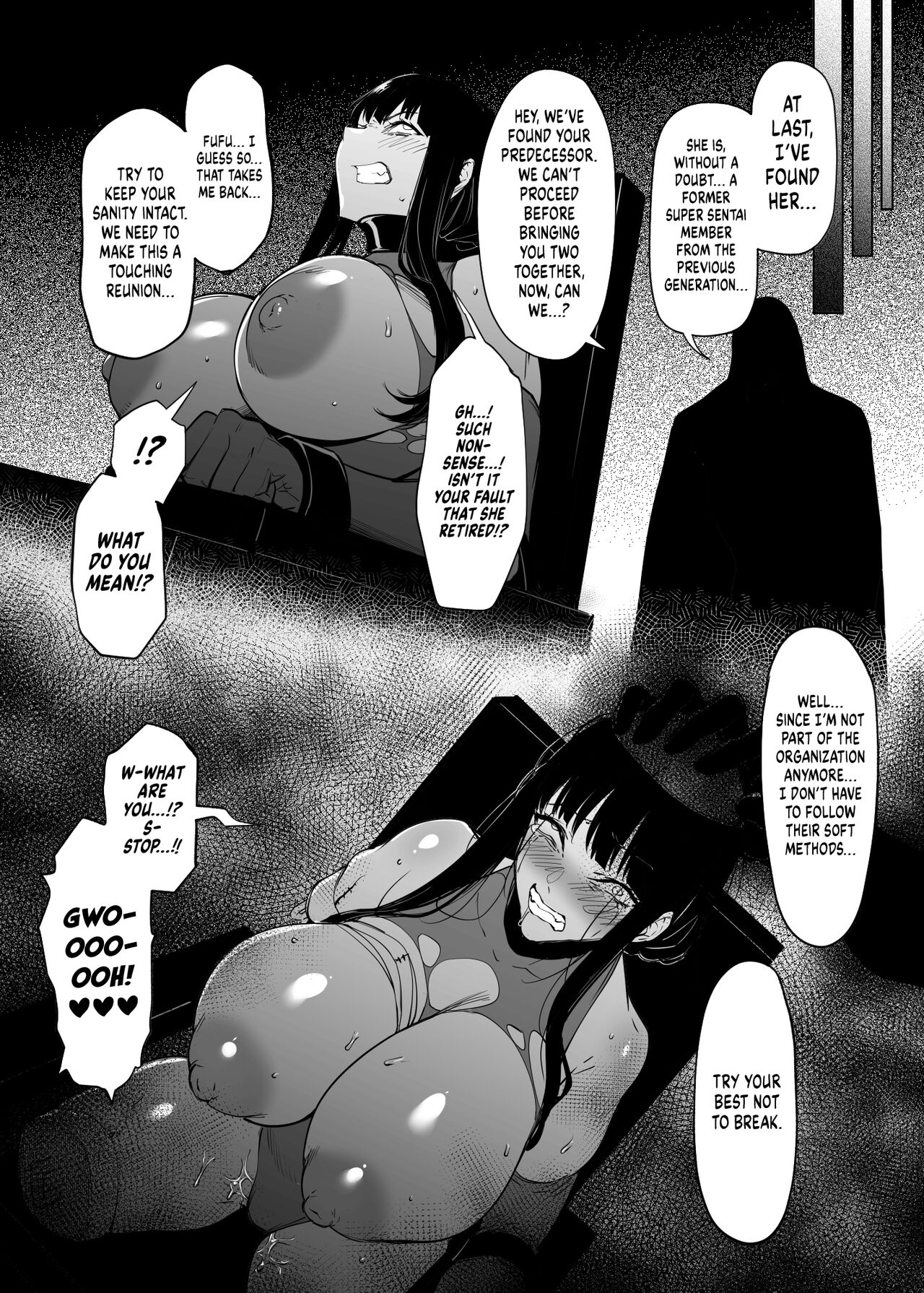 [F.W.ZHolic (FAN)]Otonari-san wa Yami Soshiki ni Nikutai Kaizou sareta Moto Seigi Sentai Member deshita | My Neighbor Is a Former Super Sentai Member Whose Body Was Modified by an Evil Organization[English] {RedLantern} Page 24