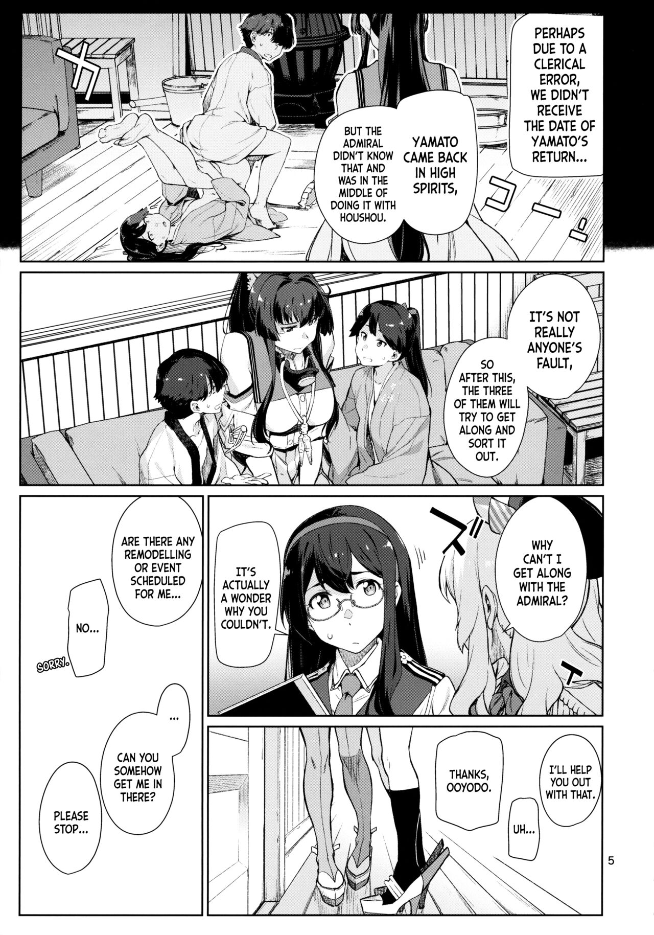 (C101) [Chotto Dake Aruyo. (Takemura Sesshu)]Kakekakeshi(Kantai Collection -KanColle-) [English] [Nishimaru] Page 6