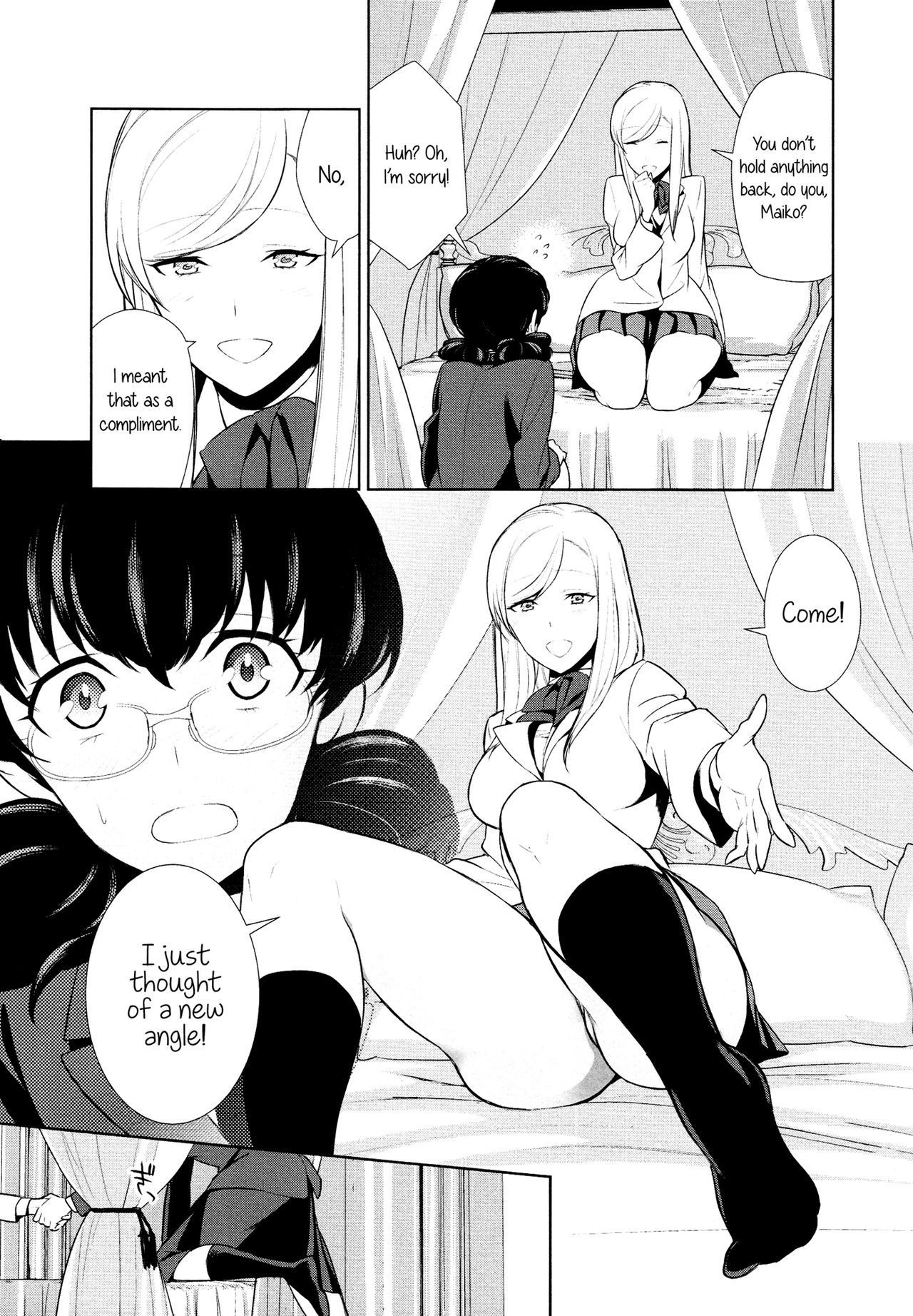 [cmkmk (Comaku)]Watashi no Shumi tte Hen desu ka? | Is My Hobby Weird?[English] [Yuri-ism] [Digital] Page 95
