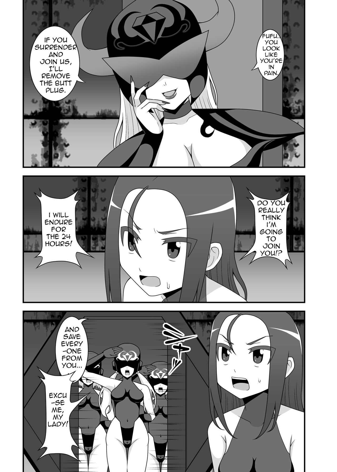 [STUDIO HP+ (IceLee)]Teisou Sentai Virginal Colors Ch.2 | Chastity Sentai Chaste Colors Ch.2[English] Page 11