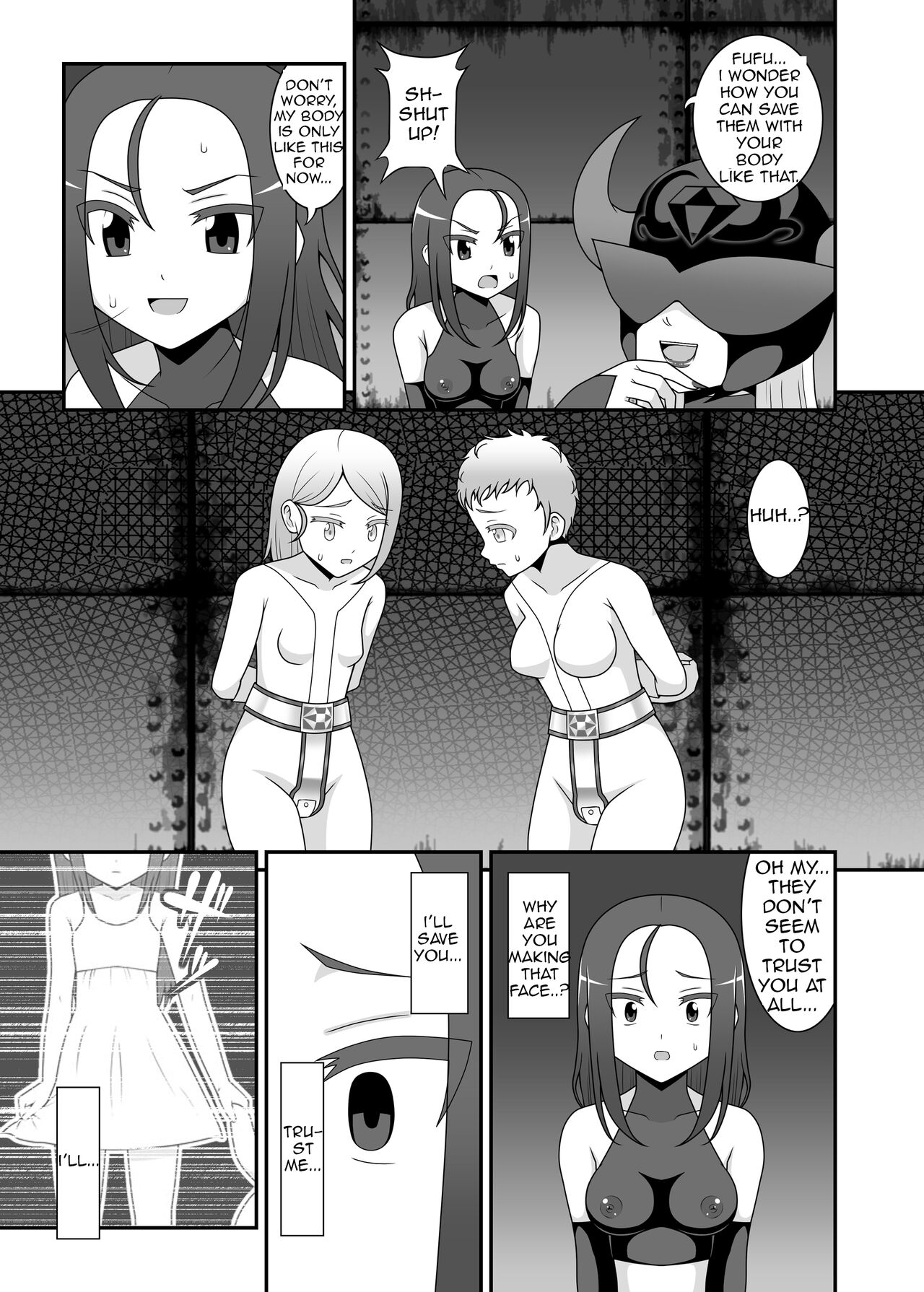 [STUDIO HP+ (IceLee)]Teisou Sentai Virginal Colors Ch.2 | Chastity Sentai Chaste Colors Ch.2[English] Page 13