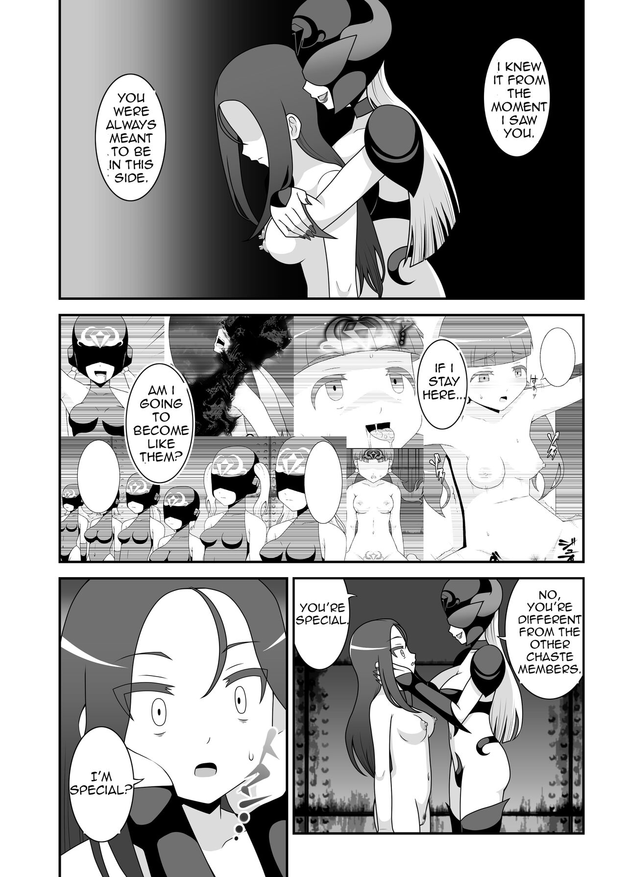 [STUDIO HP+ (IceLee)]Teisou Sentai Virginal Colors Ch.2 | Chastity Sentai Chaste Colors Ch.2[English] Page 20