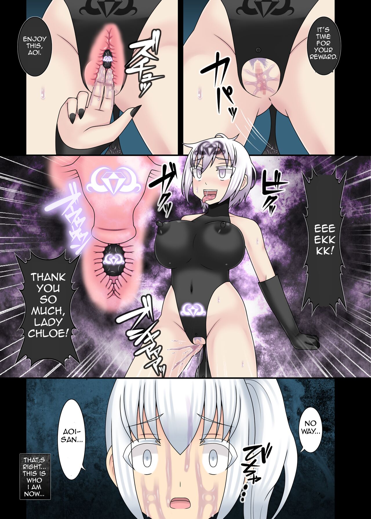 [STUDIO HP+ (IceLee)]Teisou Sentai Virginal Colors Ch.3 | Chastity Sentai Chaste Colors Ch. 3[English] Page 37