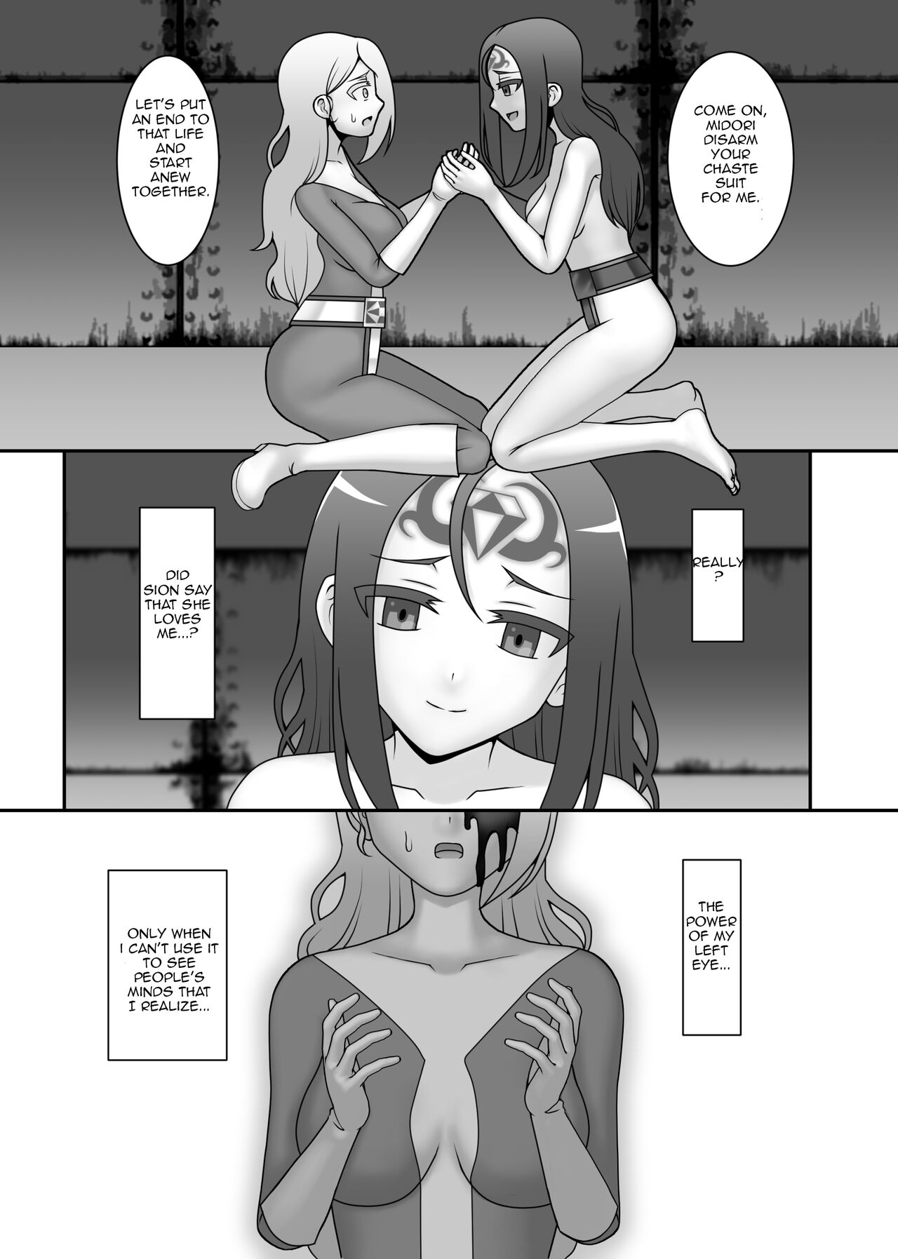 [STUDIO HP+ (IceLee)]Teisou Sentai Virginal Colors Ch.4 | Chastity Sentai Chaste Colors Ch. 4[English] Page 27