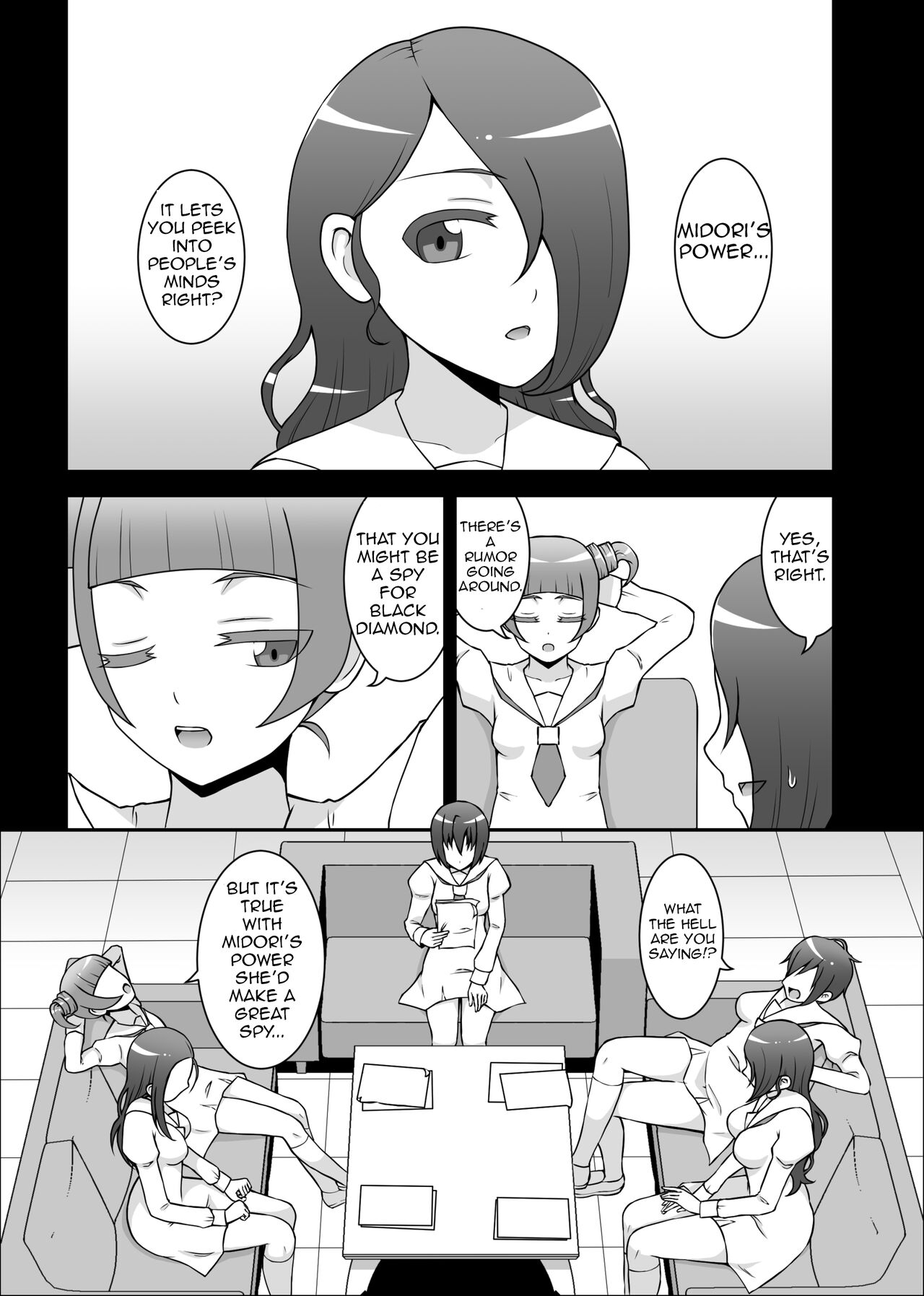 [STUDIO HP+ (IceLee)]Teisou Sentai Virginal Colors Ch.4 | Chastity Sentai Chaste Colors Ch. 4[English] Page 3